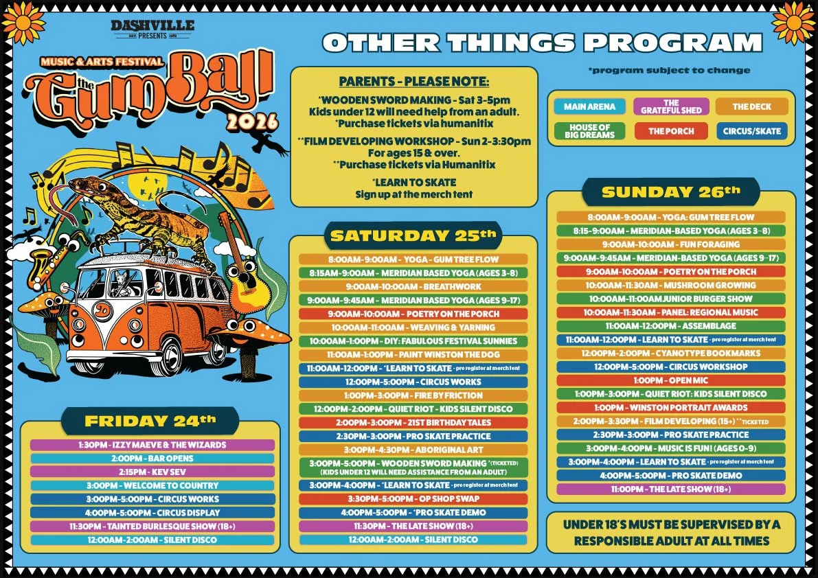 the gum ball 2026 other things program