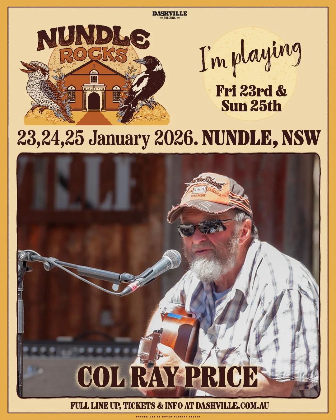 Col Ray Price  promo tile Nundle Rocks 2026