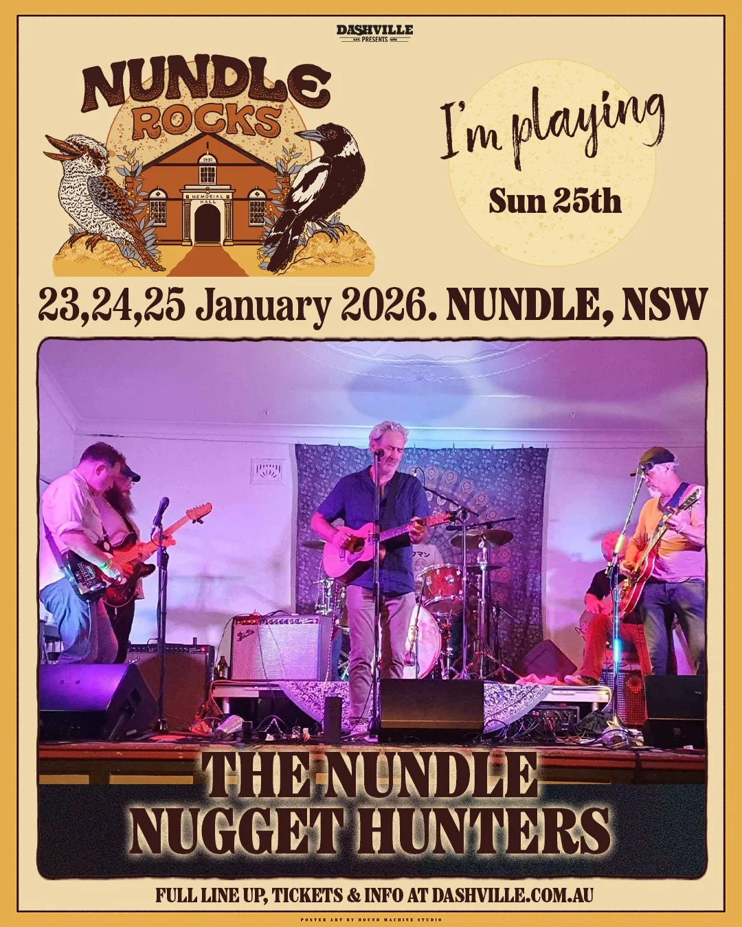 The Nundle Nugget Hunters promo tile Nundle Rocks 2026