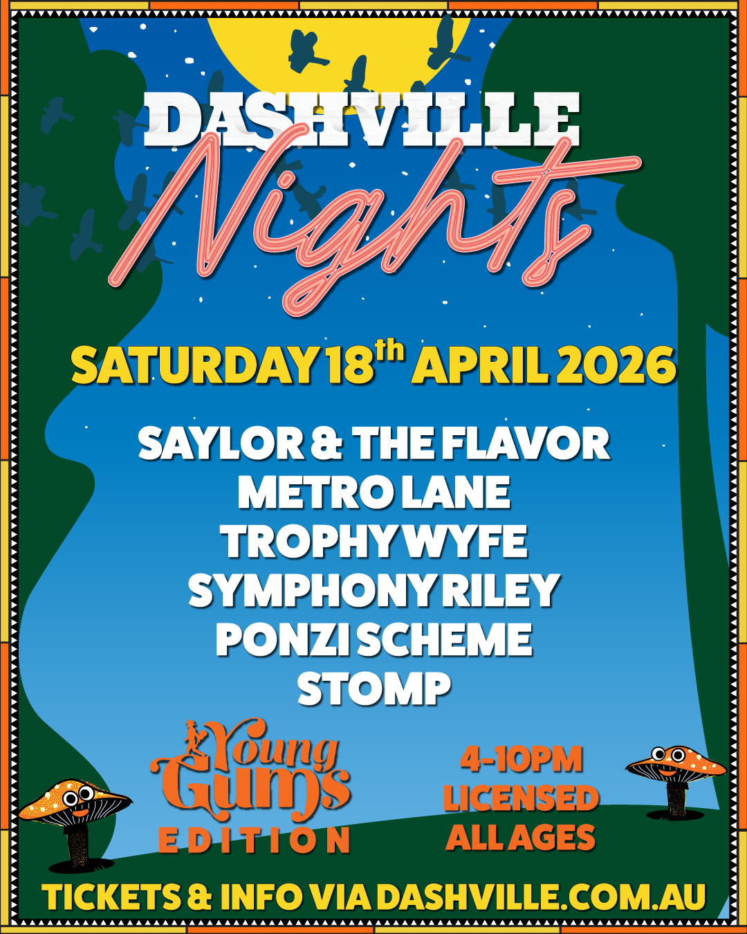 Dashville Nights promo tile