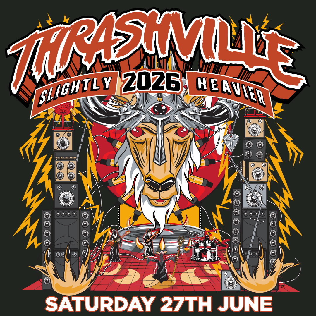 Thrashville 2026 save the date tile