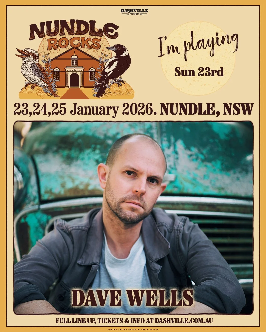 Dave Wells promo tile Nundle Rocks 2026