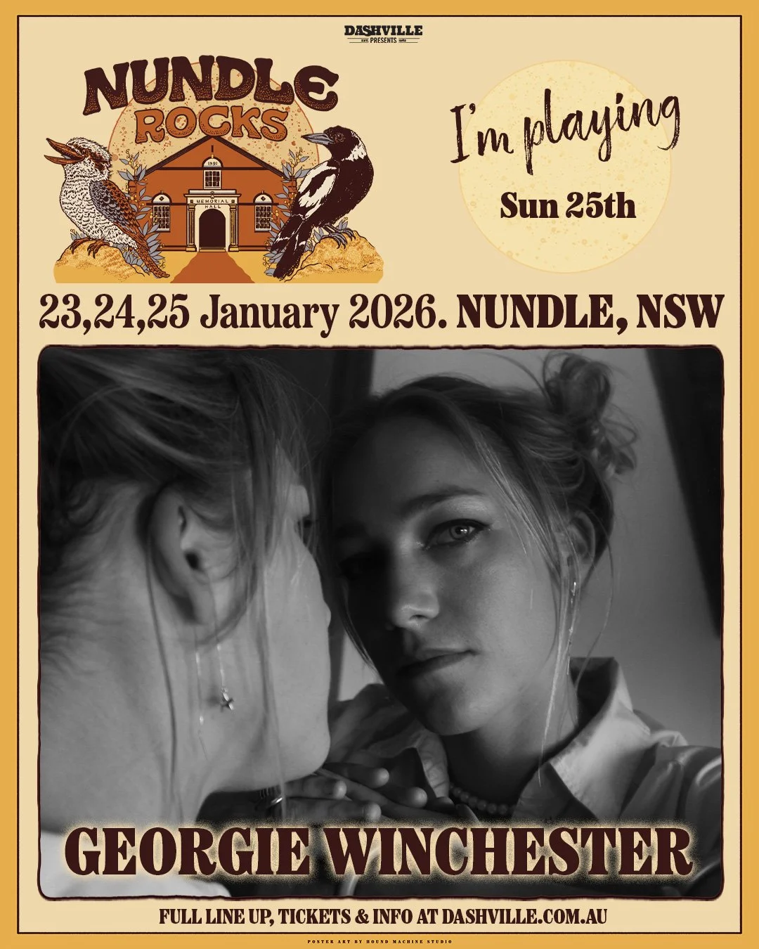 Georgie Winchester promo tile Nundle Rocks 2026