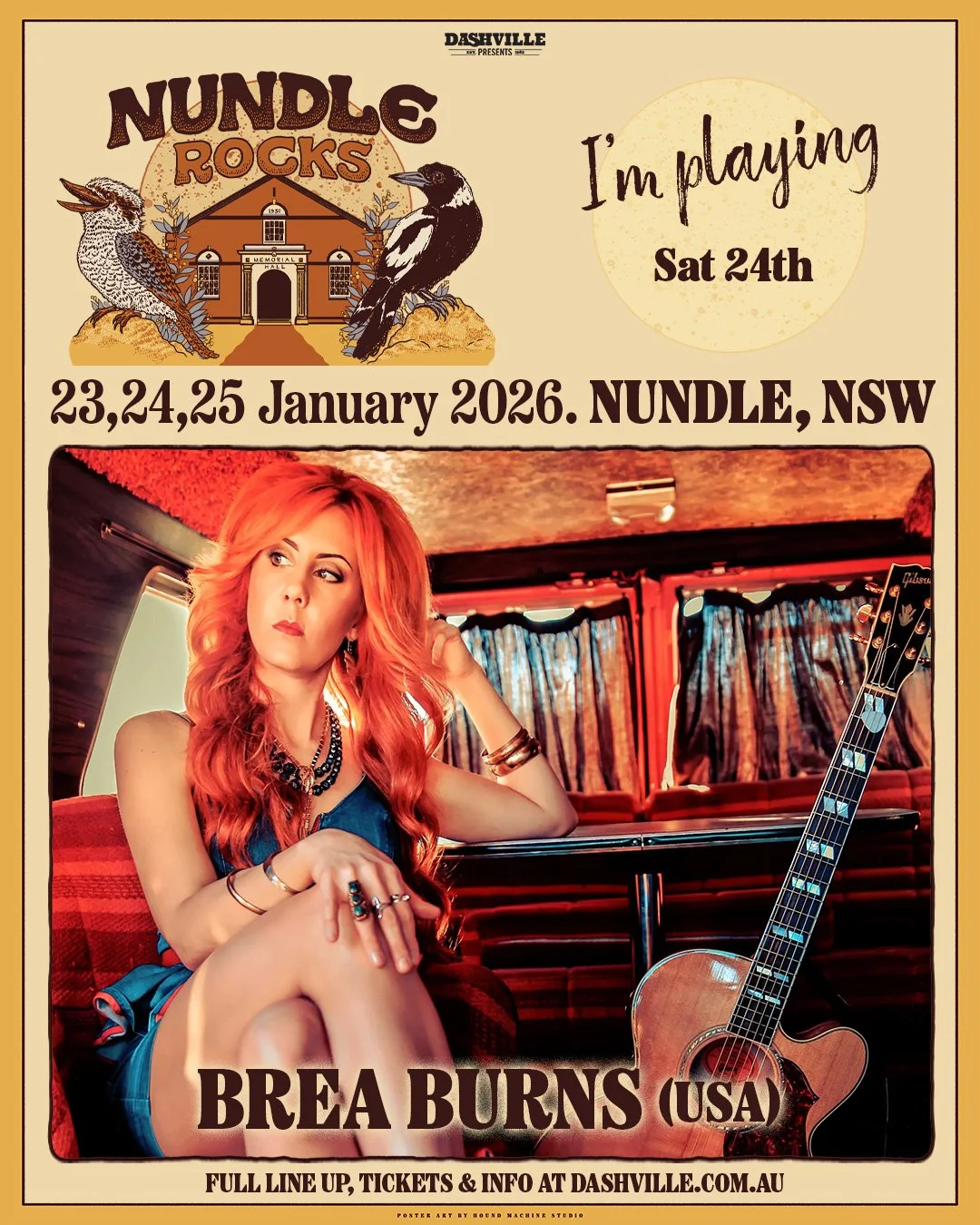 Brea Burns (USA) promo tile Nundle Rocks 2026