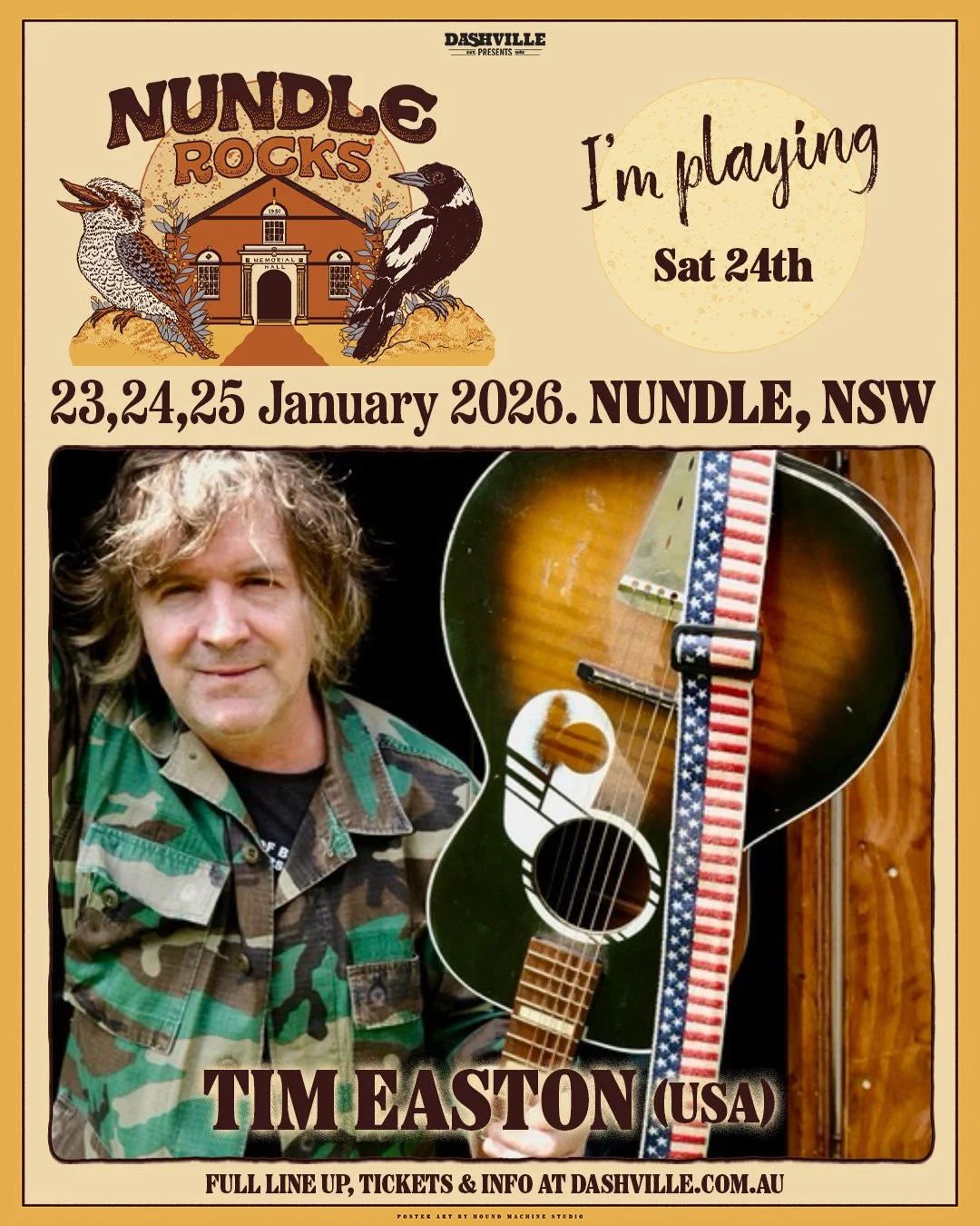 Tim Easton (USA) promo tile Nundle Rocks 2026