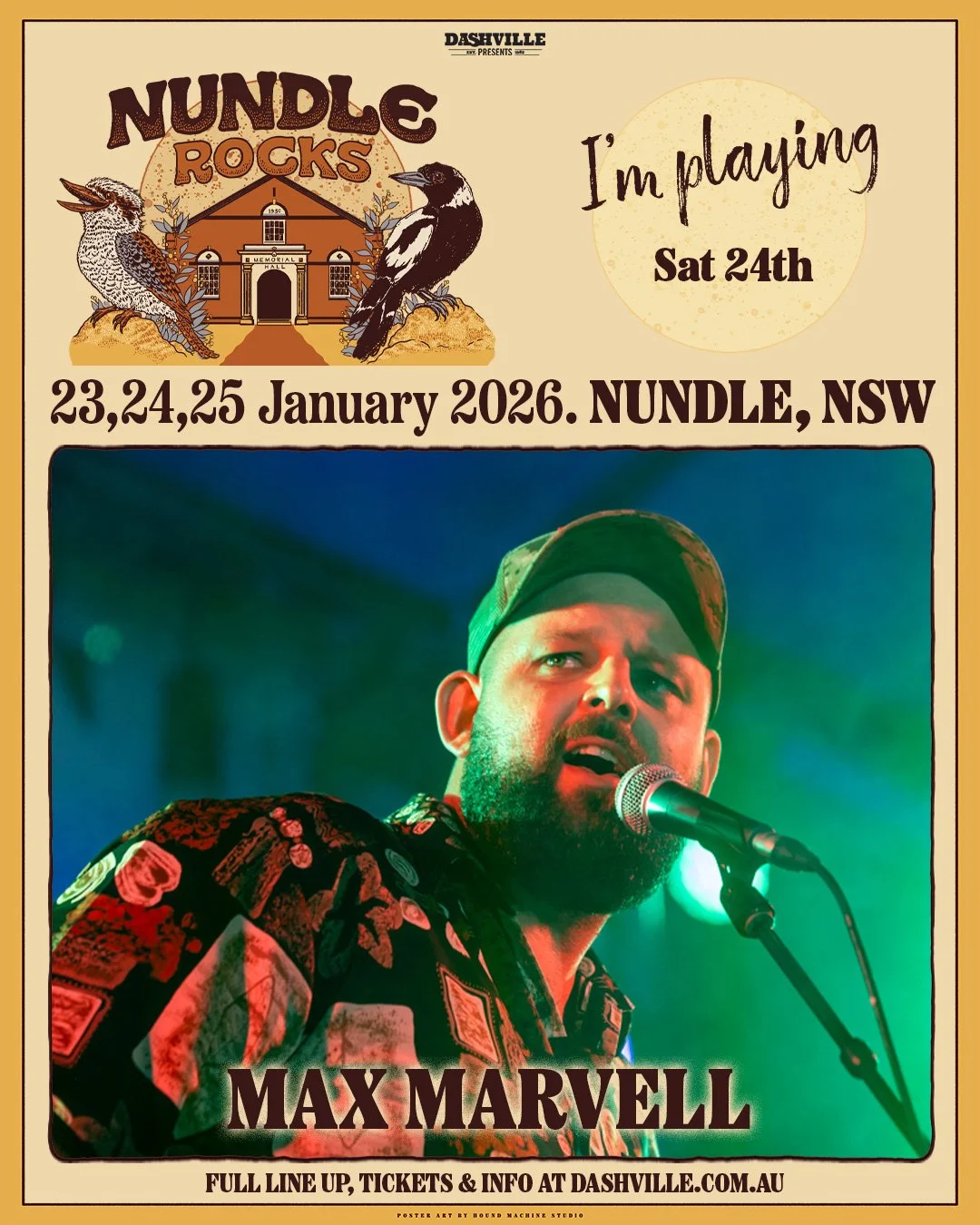 Max Marvell promo tile Nundle Rocks 2026