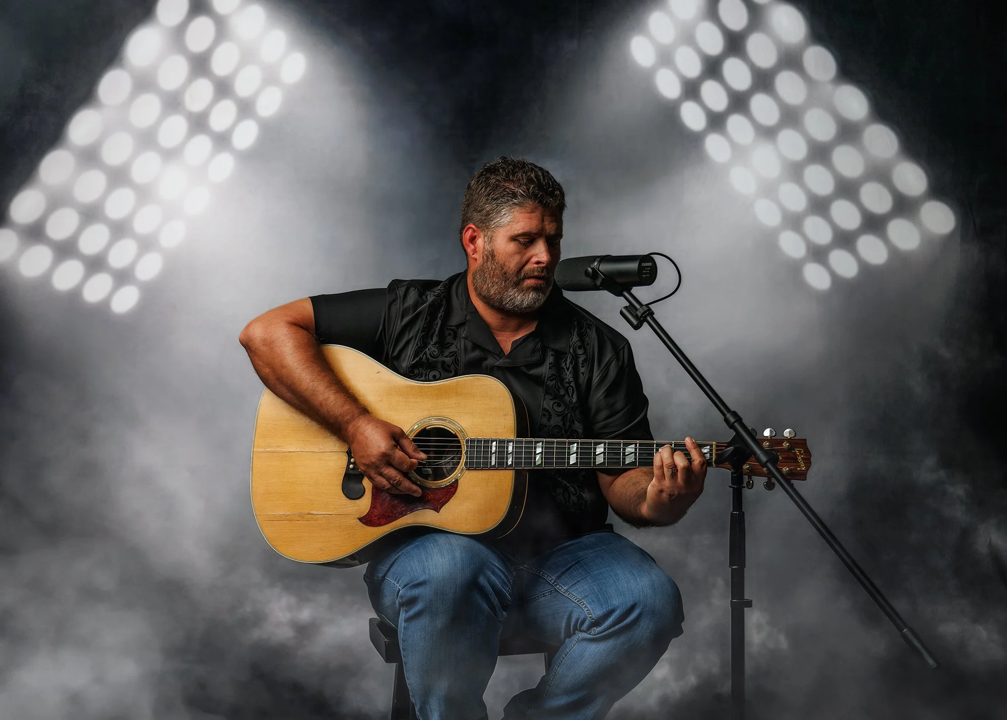 Musician branding photography session 
