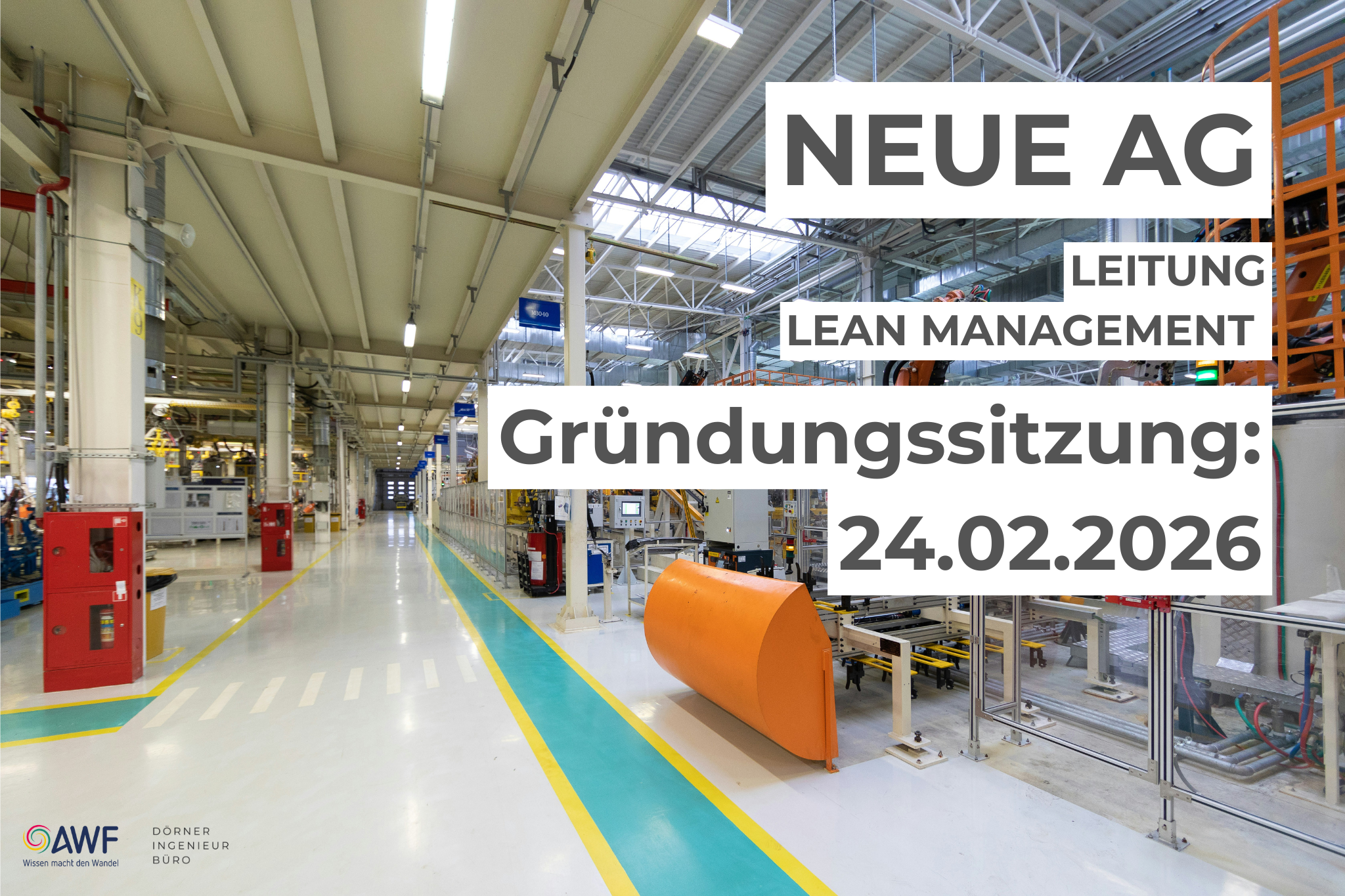 Neue AG “Leitung Lean Management” bei AWF