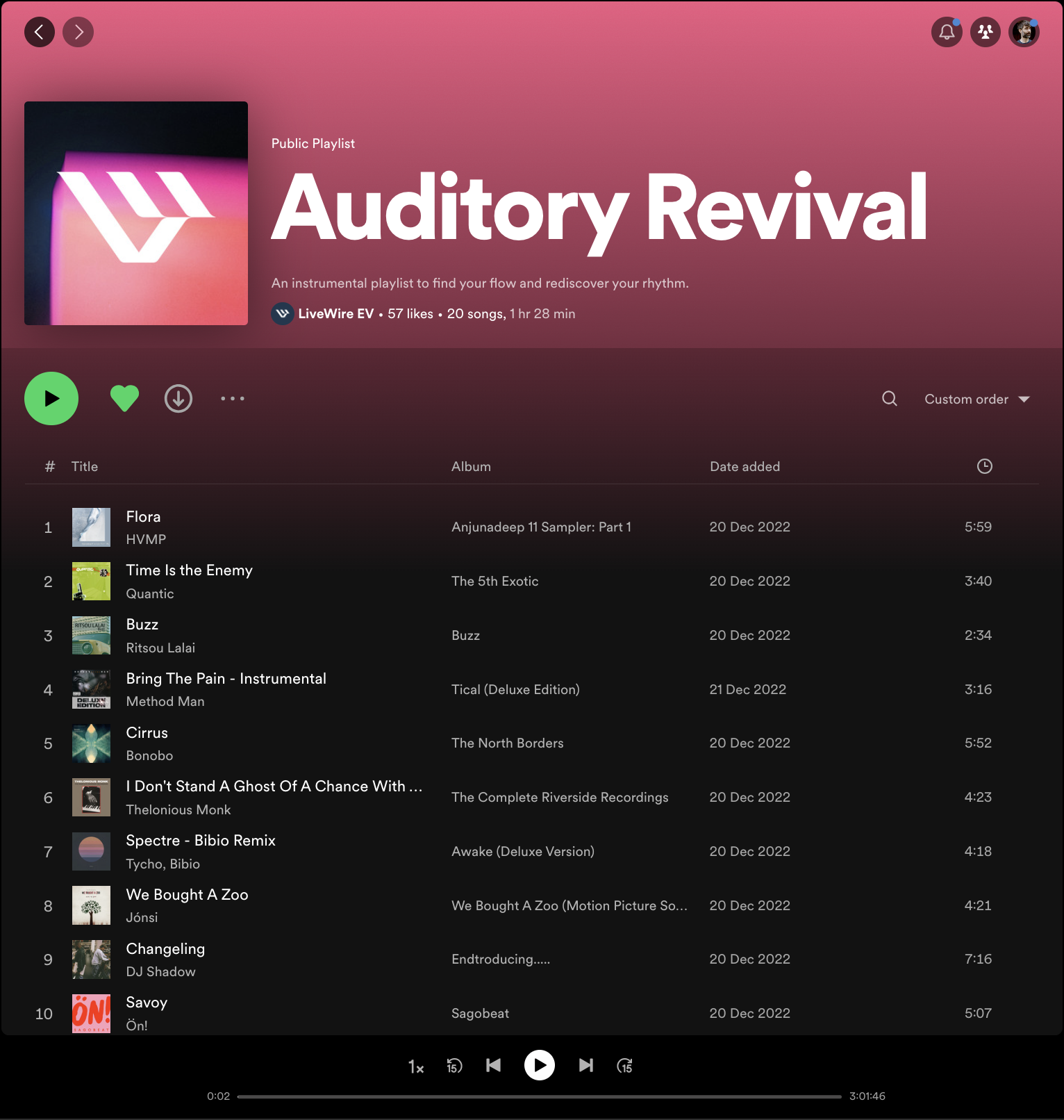 LiveWire 'Auditory Revival' Playlist