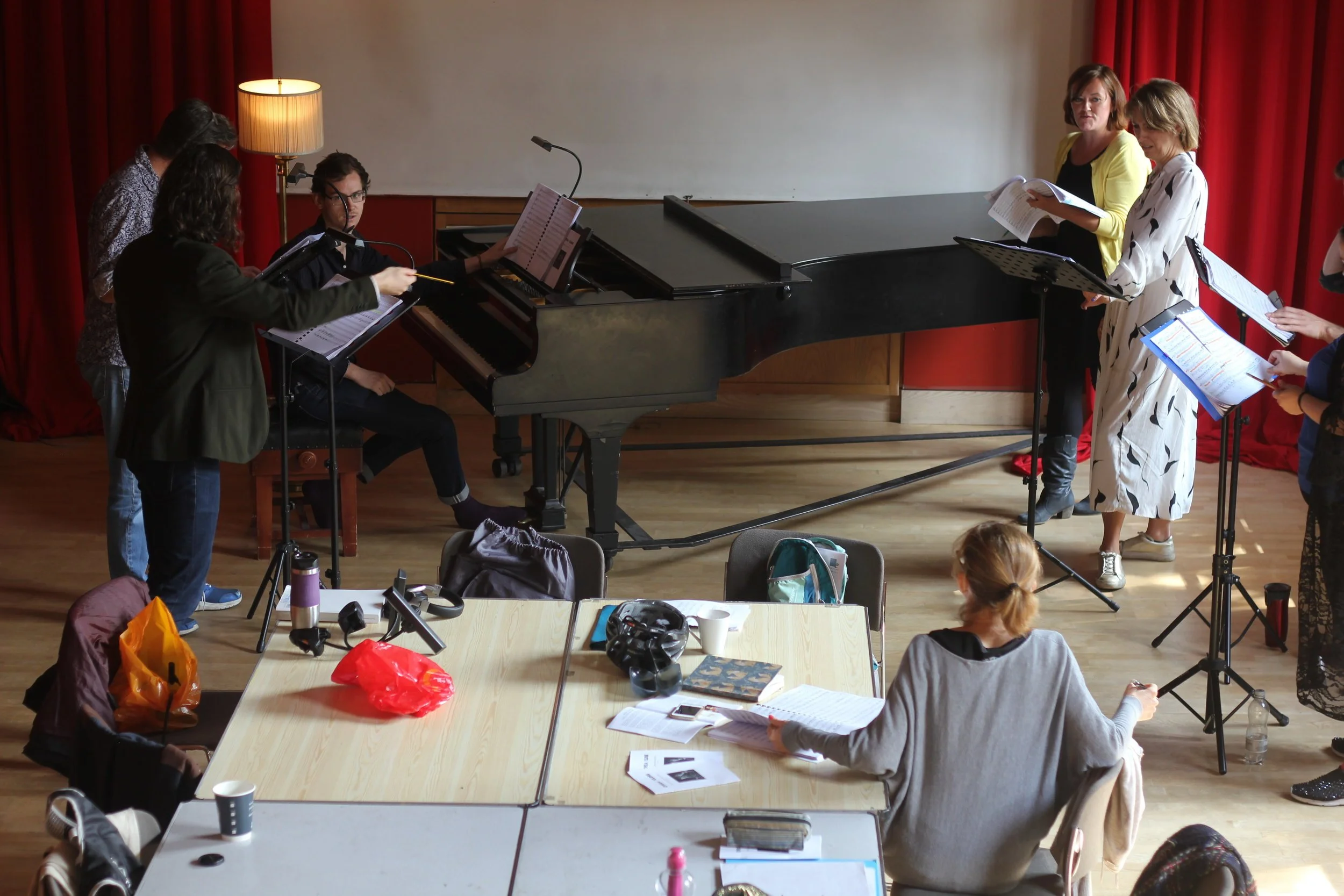 Maria Stuarda in Rehearsals