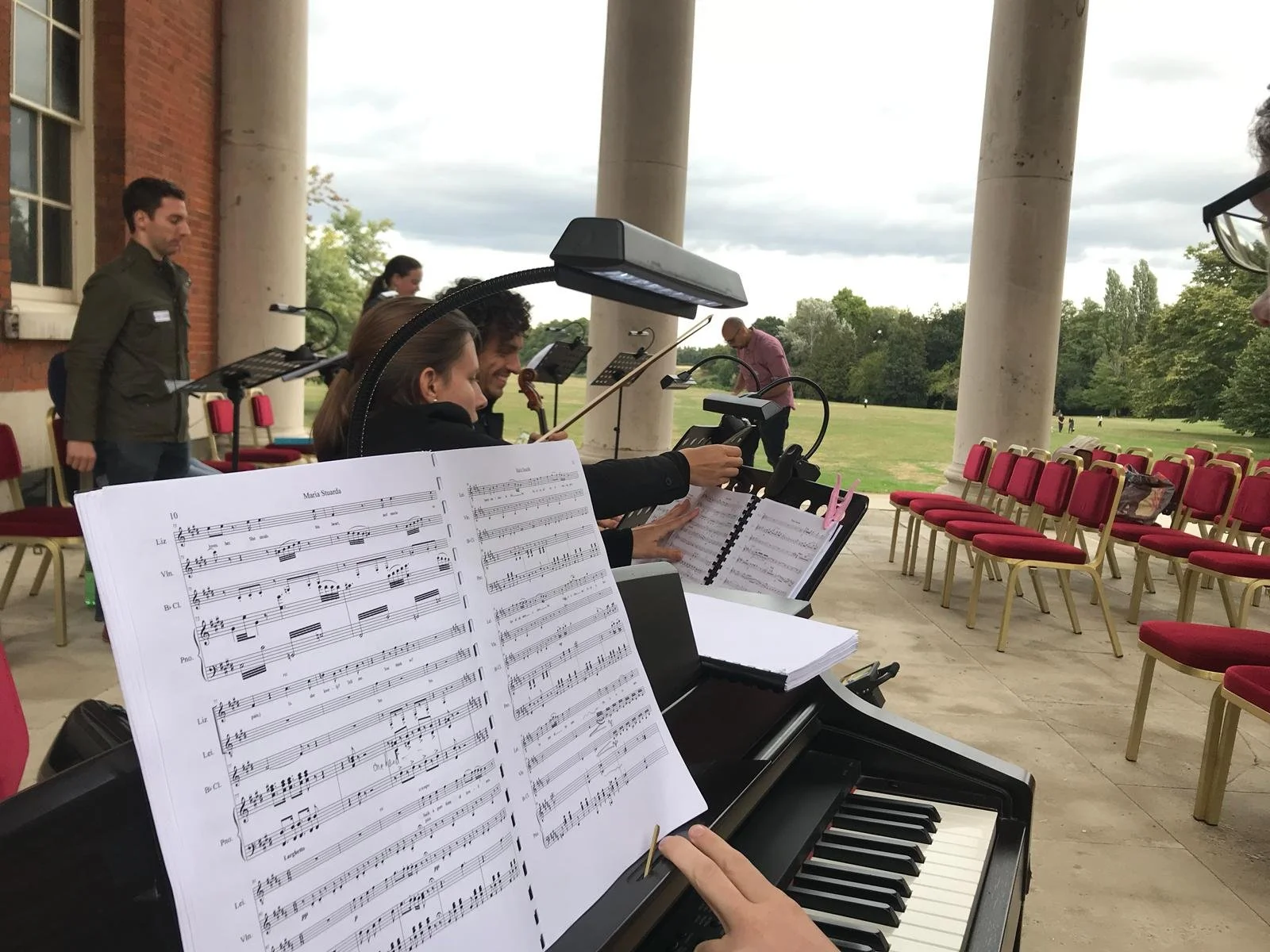 OperaUpClose on the Portico