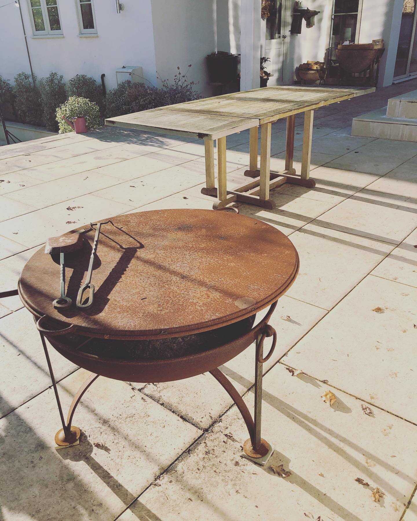 Lovely sunny day! 

I just wanted to sing the praises of two of my favourite garden products. 

Firstly my 11 year old Ascot Table from Barlow Tyrie (teak.com family owned company est 1920). This table has weathered the test of time, we follow no car