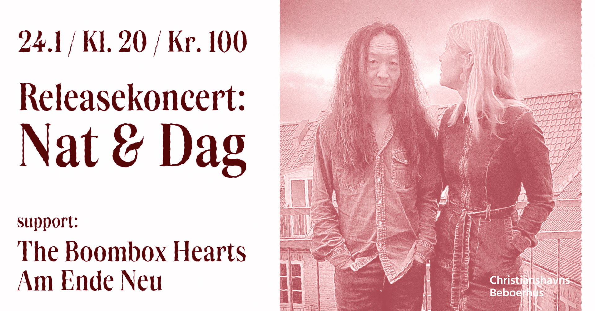 NAt &amp; Dag releasekoncert + Support: The Boombox Hearts / Am eNde Neu