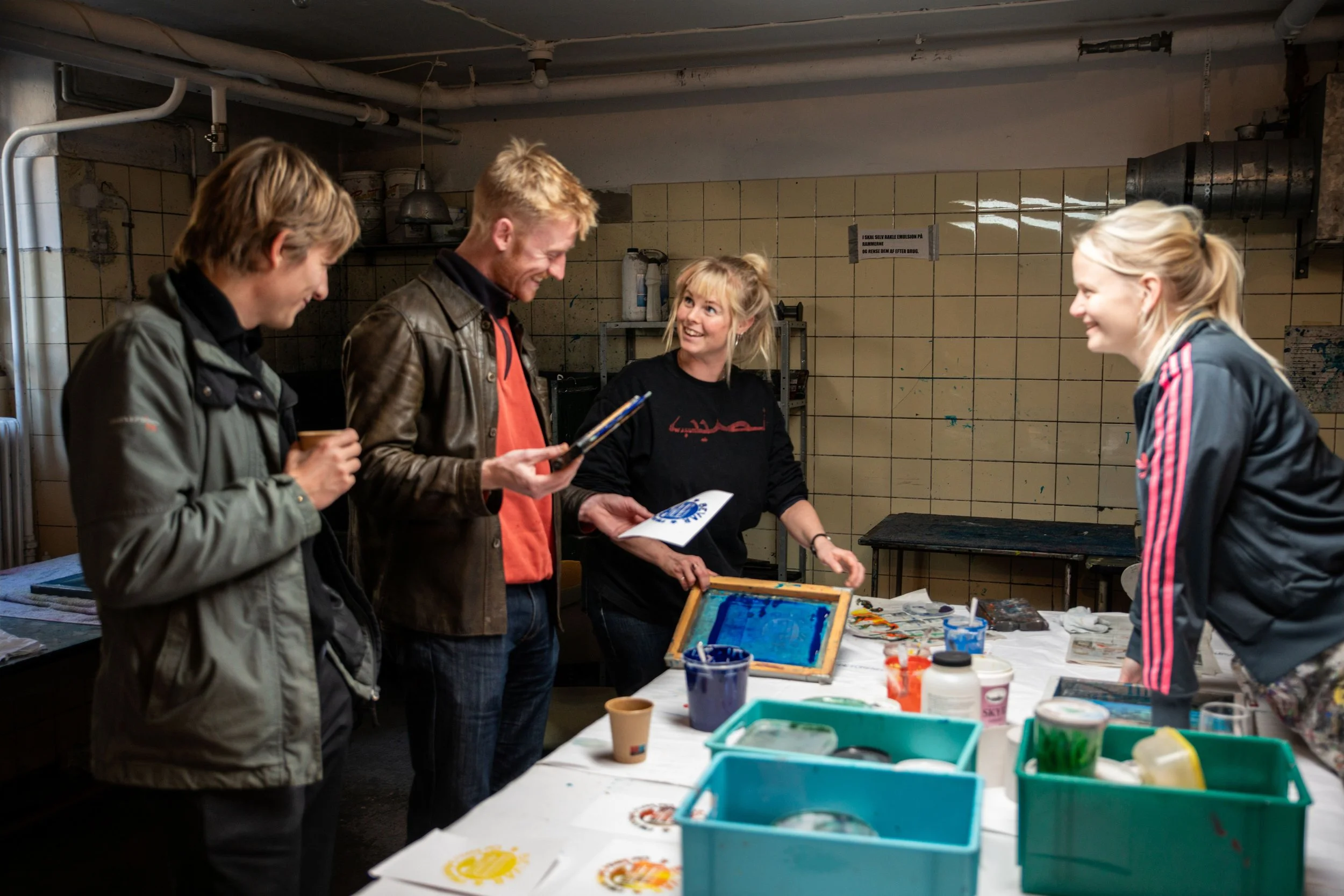 Kursus i serigrafitryk på tekstil 2/11