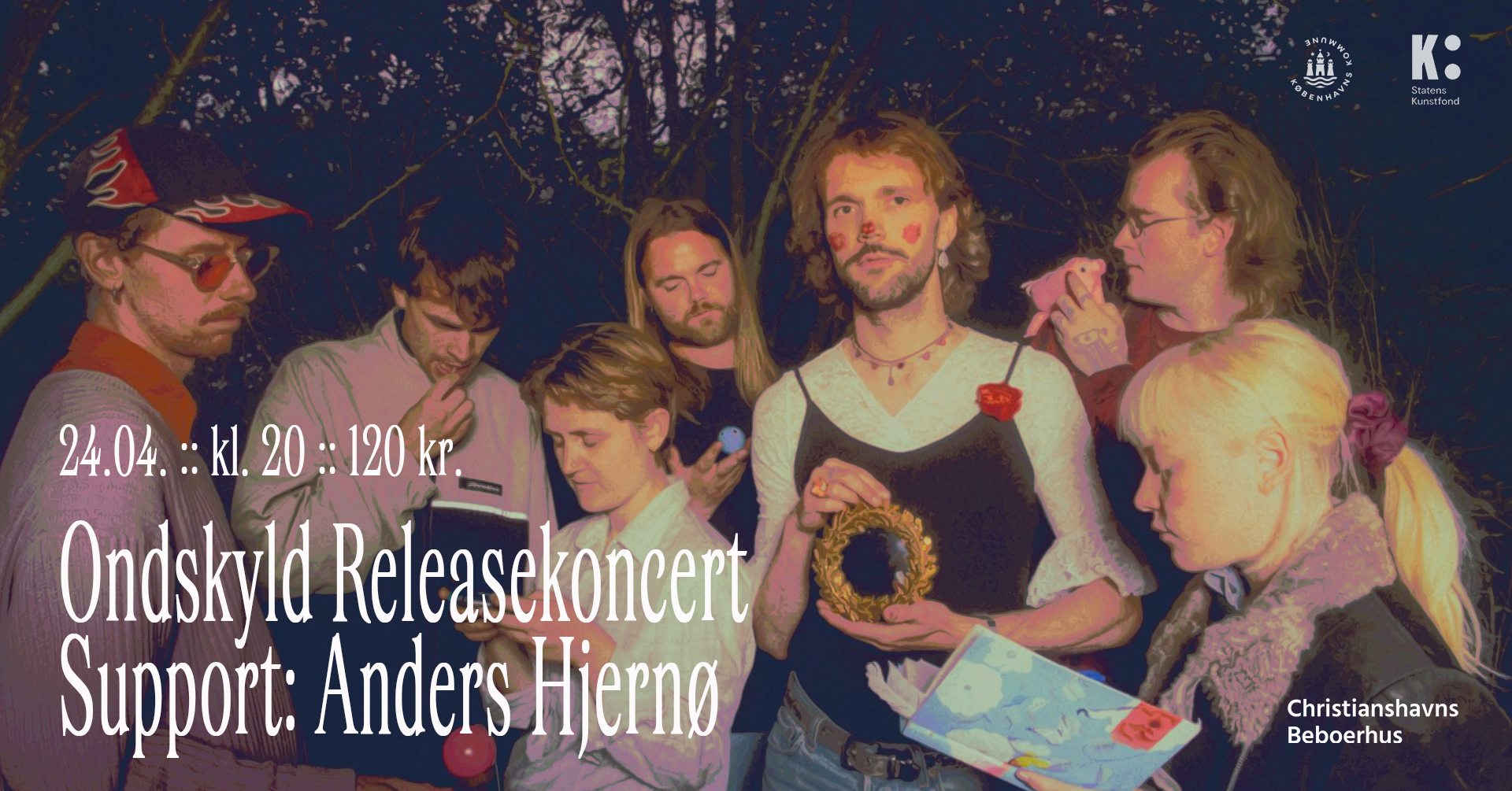 Ondskyld Releasekoncert :: Support: Anders Hjernø