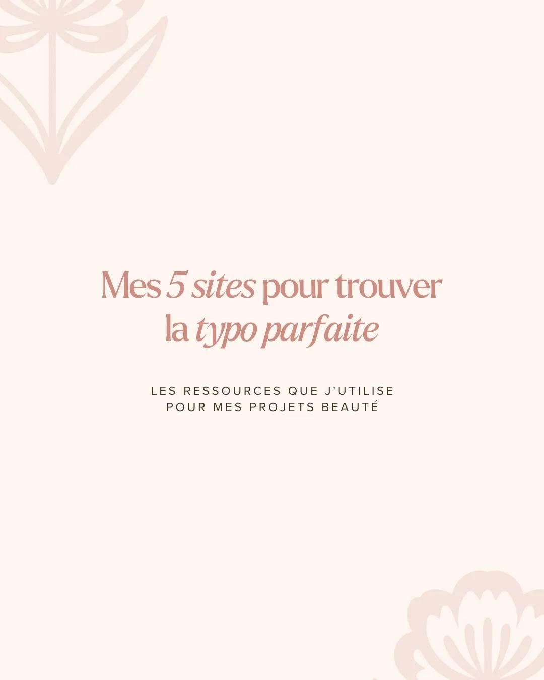 O&ugrave; je trouve mes typographies ? 🖋️

Spoiler : rarement sur Dafont.

Quand je con&ccedil;ois une identit&eacute; visuelle, chaque typographie est choisie avec intention. Parce qu'une police, ce n'est jamais anodin. C'est une voix, une personna