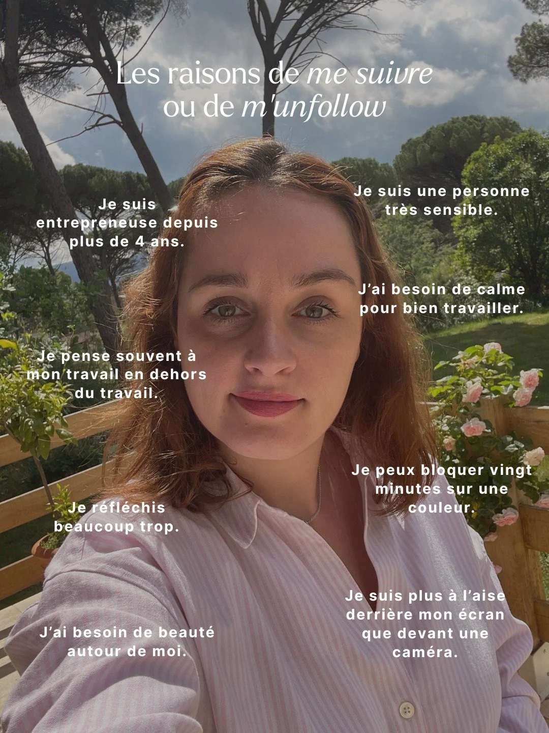 Derri&egrave;re Studio Elyna, il y a aussi tout &ccedil;a.

Une personne sensible, qui r&eacute;fl&eacute;chit beaucoup, qui peut passer vingt minutes sur une couleur et qui a besoin de calme pour cr&eacute;er.

Je ne montre pas toujours ces petits d