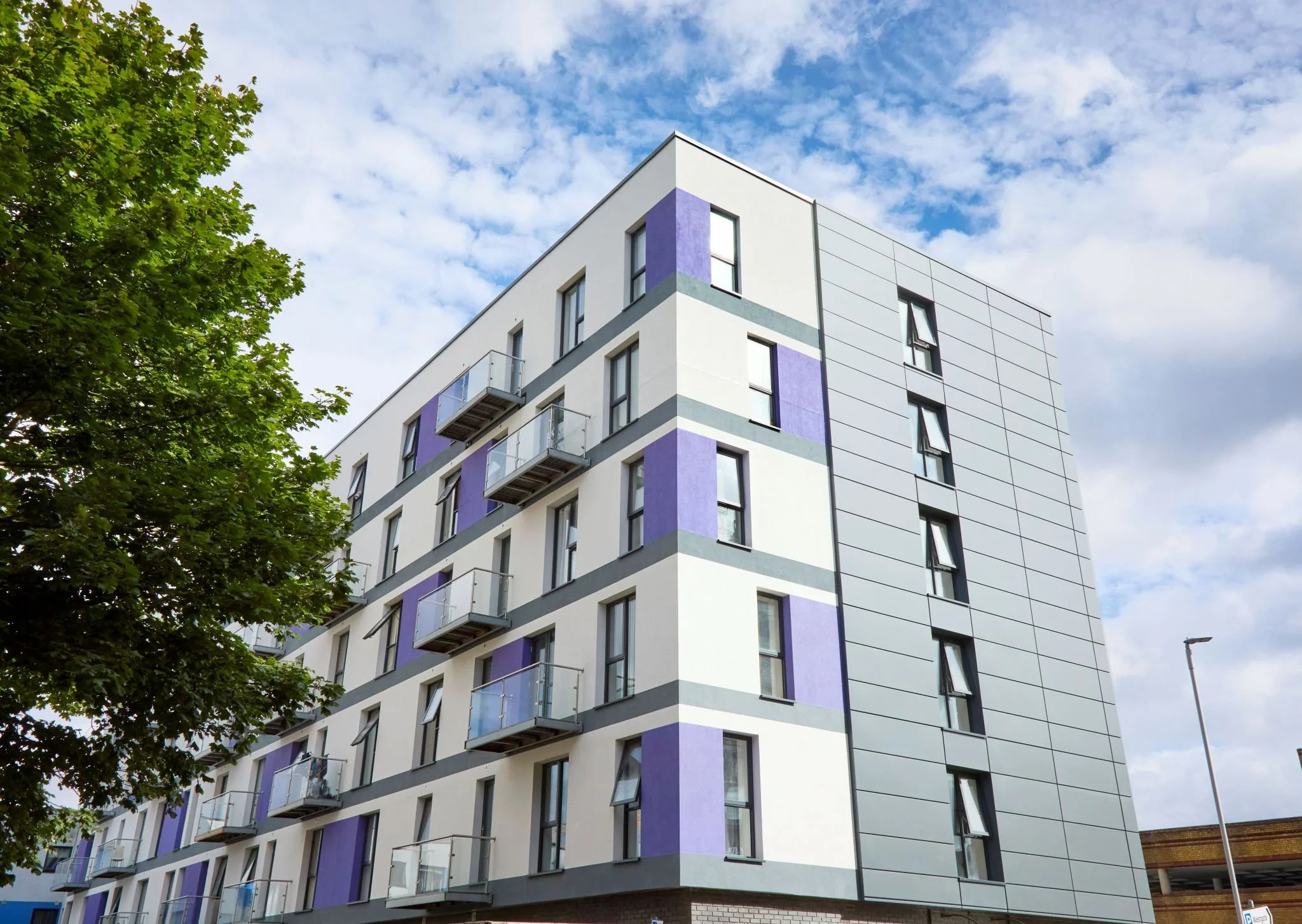 Brickdale House, London - Reclad