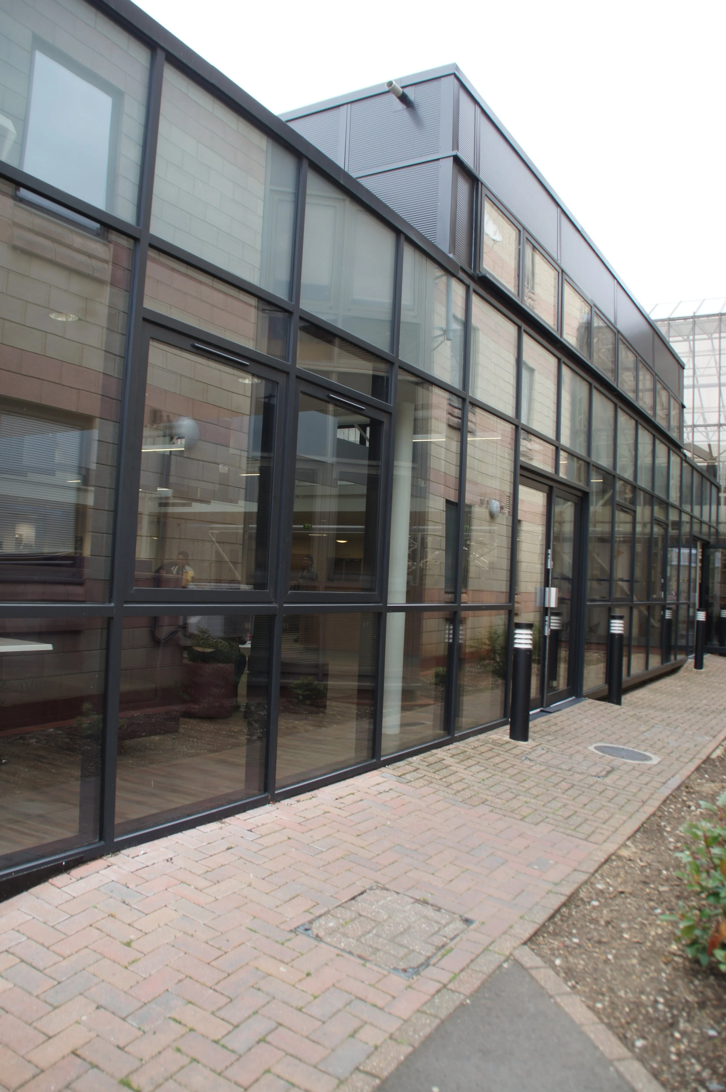 glass windows facade