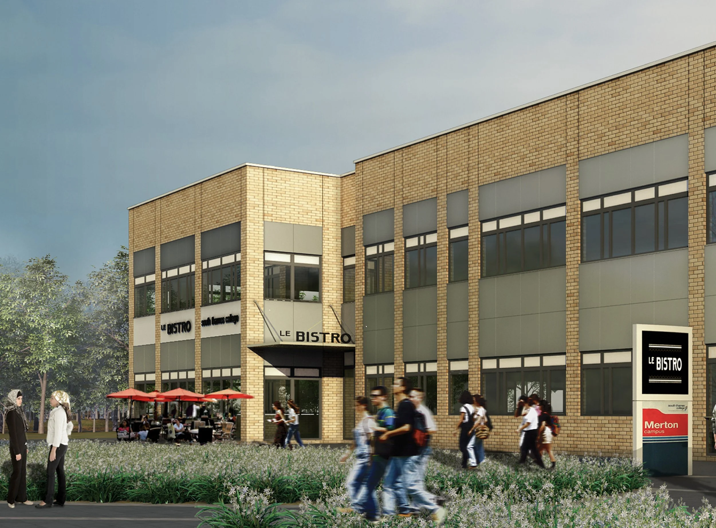 South Thames Collage, Hospitality Block, London