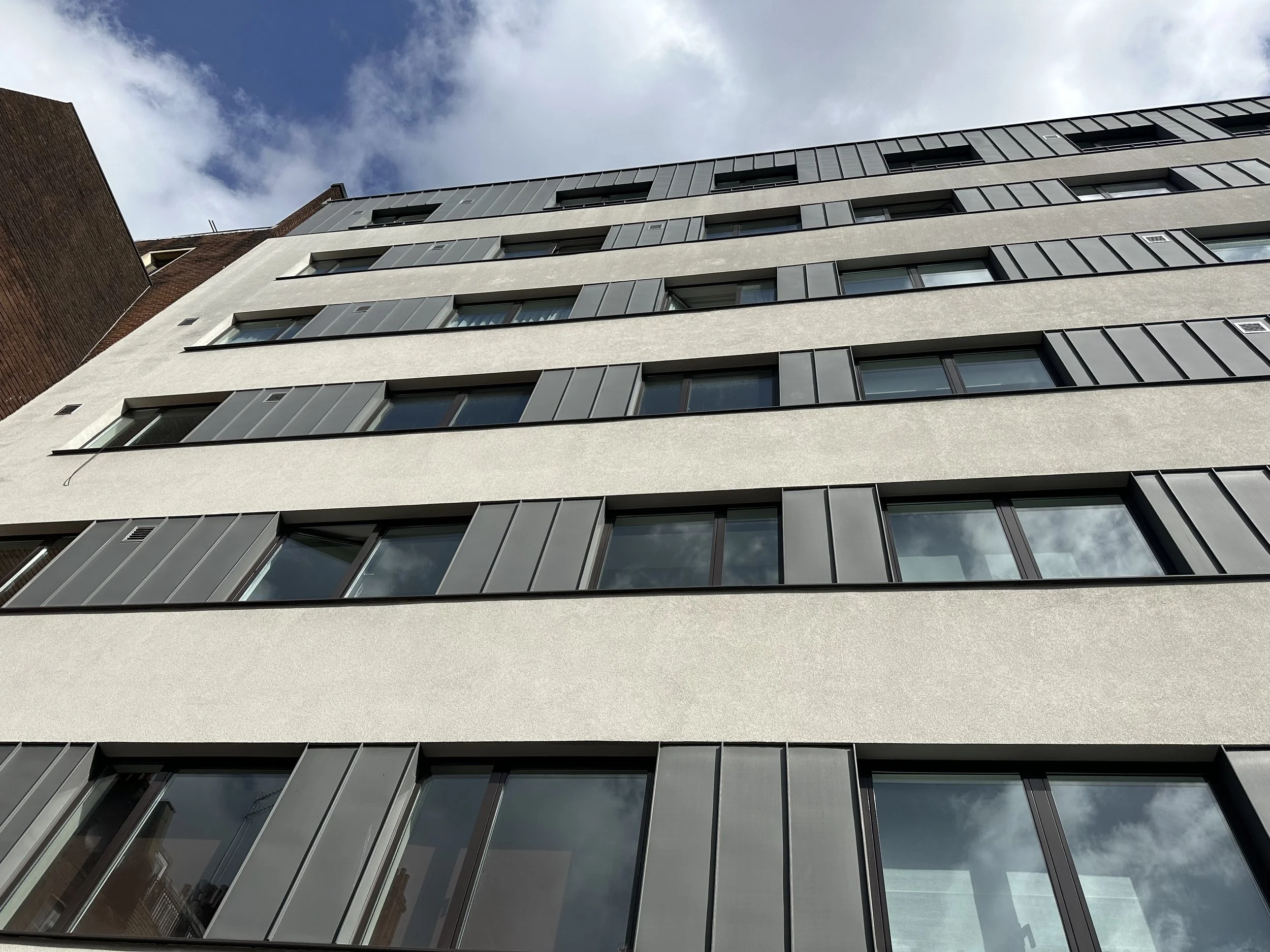 96-99 Baker Street, Reclad