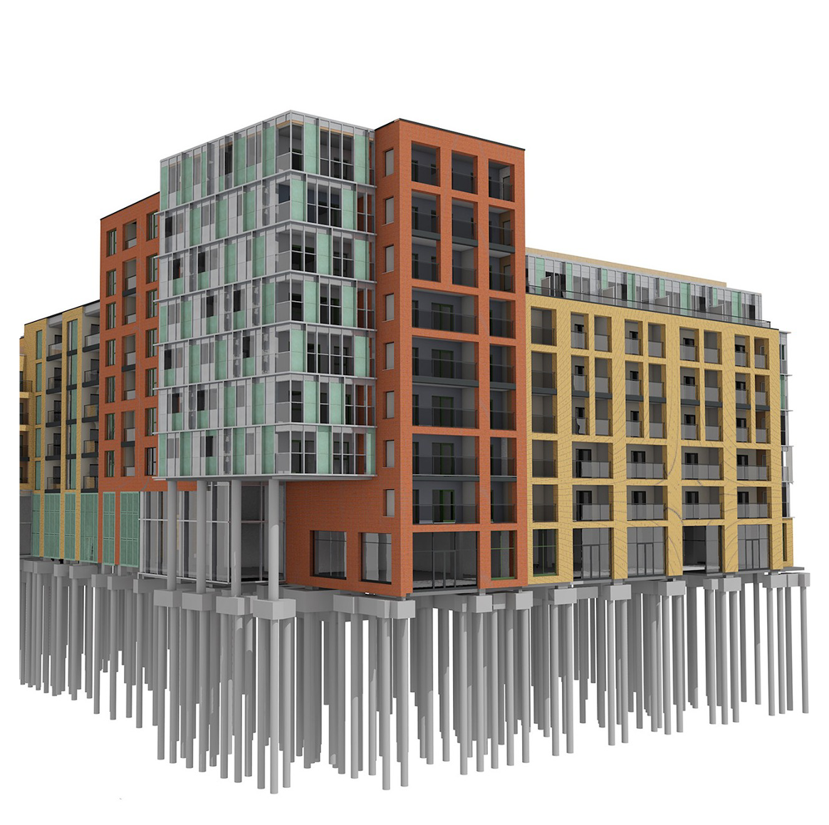 building structure with ARCHICAD
