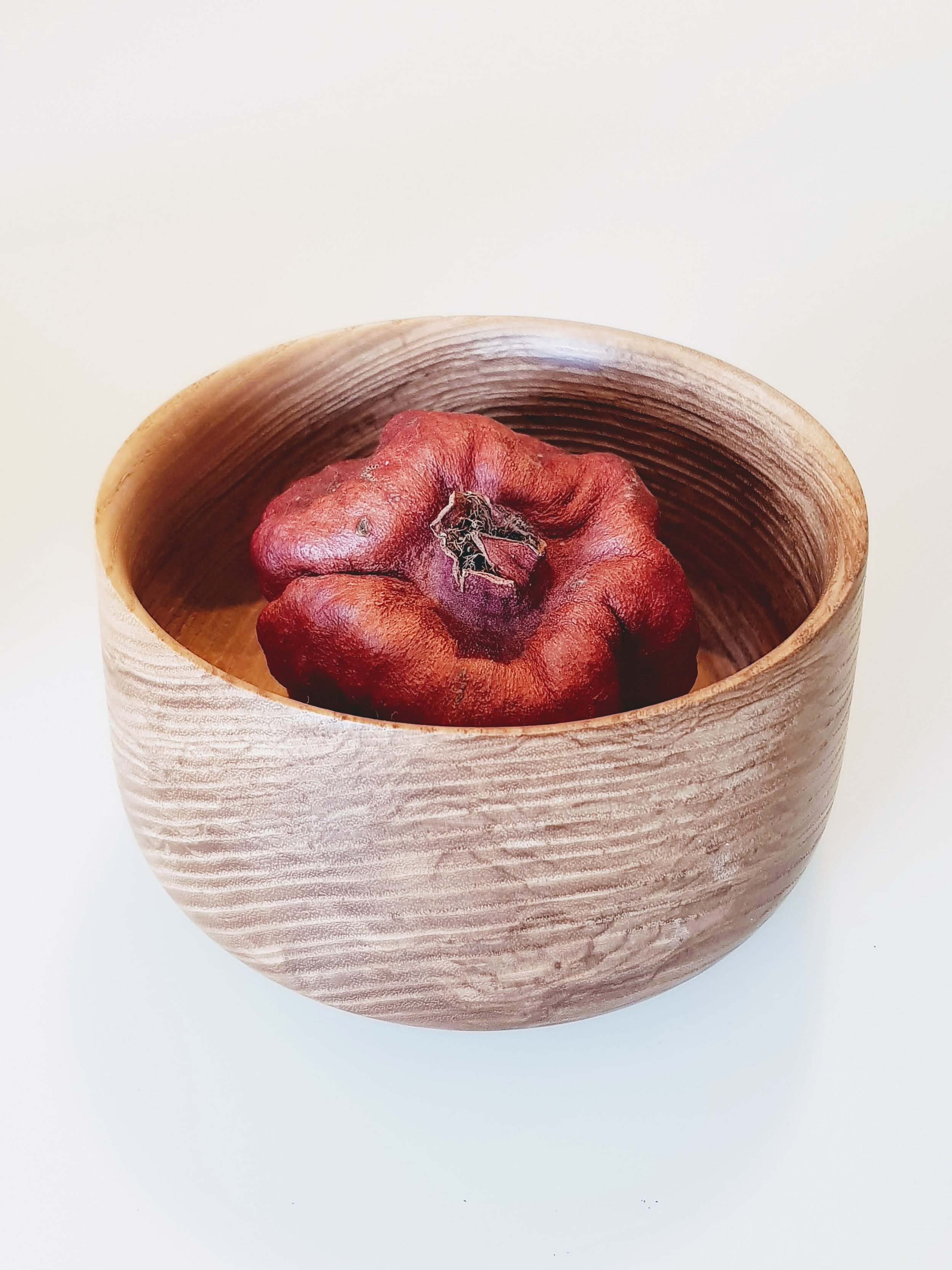 Ash and dried pomegranite
