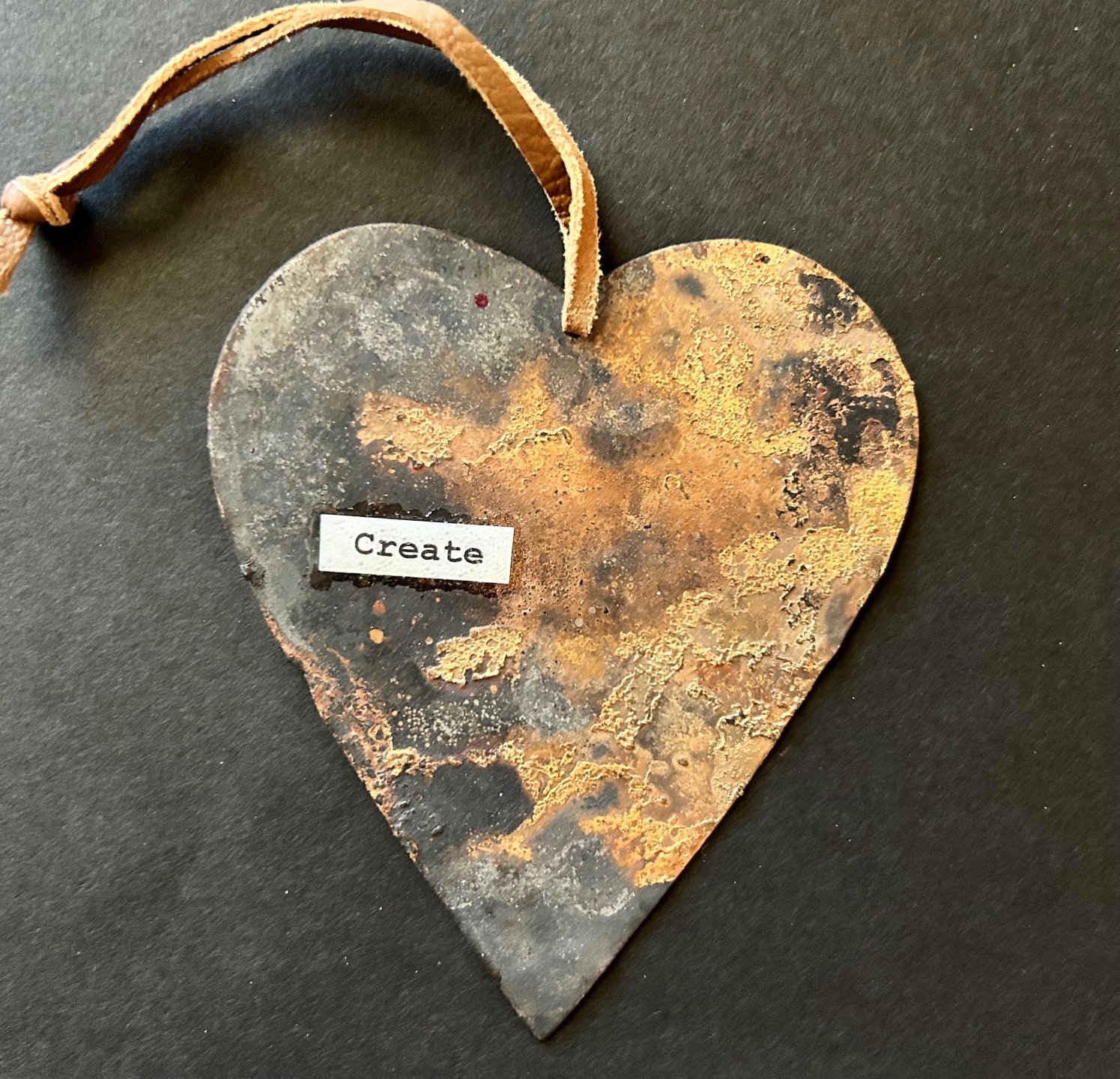 Create Tin Heart Talisman