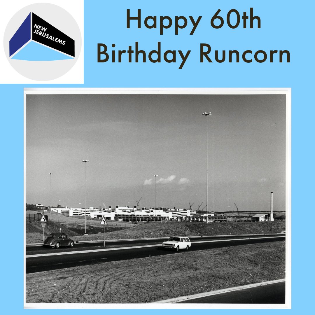 Today Runcorn celebrates its 60th Birthday. Runcorn was designated as a new town to provide many more homes for people living in overcrowded accommodation in Liverpool. Its strategic location on the south bank of the Mersey had been recognised by the