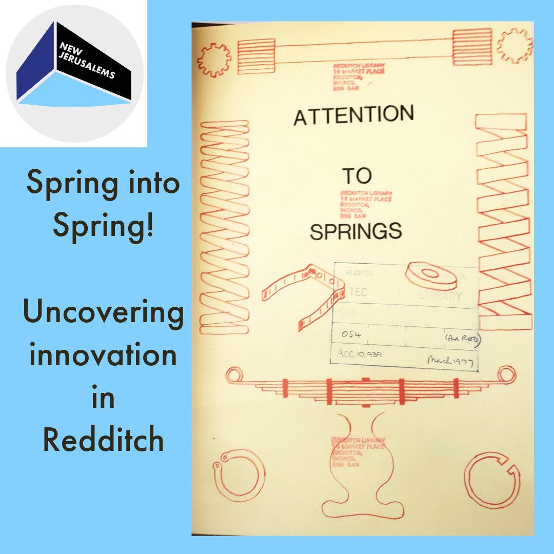 Spring into spring! Redditch was a centre of spring manufacture in the 1970s, and Herbert Terry &amp; Sons Ltd was the first to produce the (in)famous Anglepoise lamp, on the Enfield Estate. We've been delving into the Redditch Development Corporatio