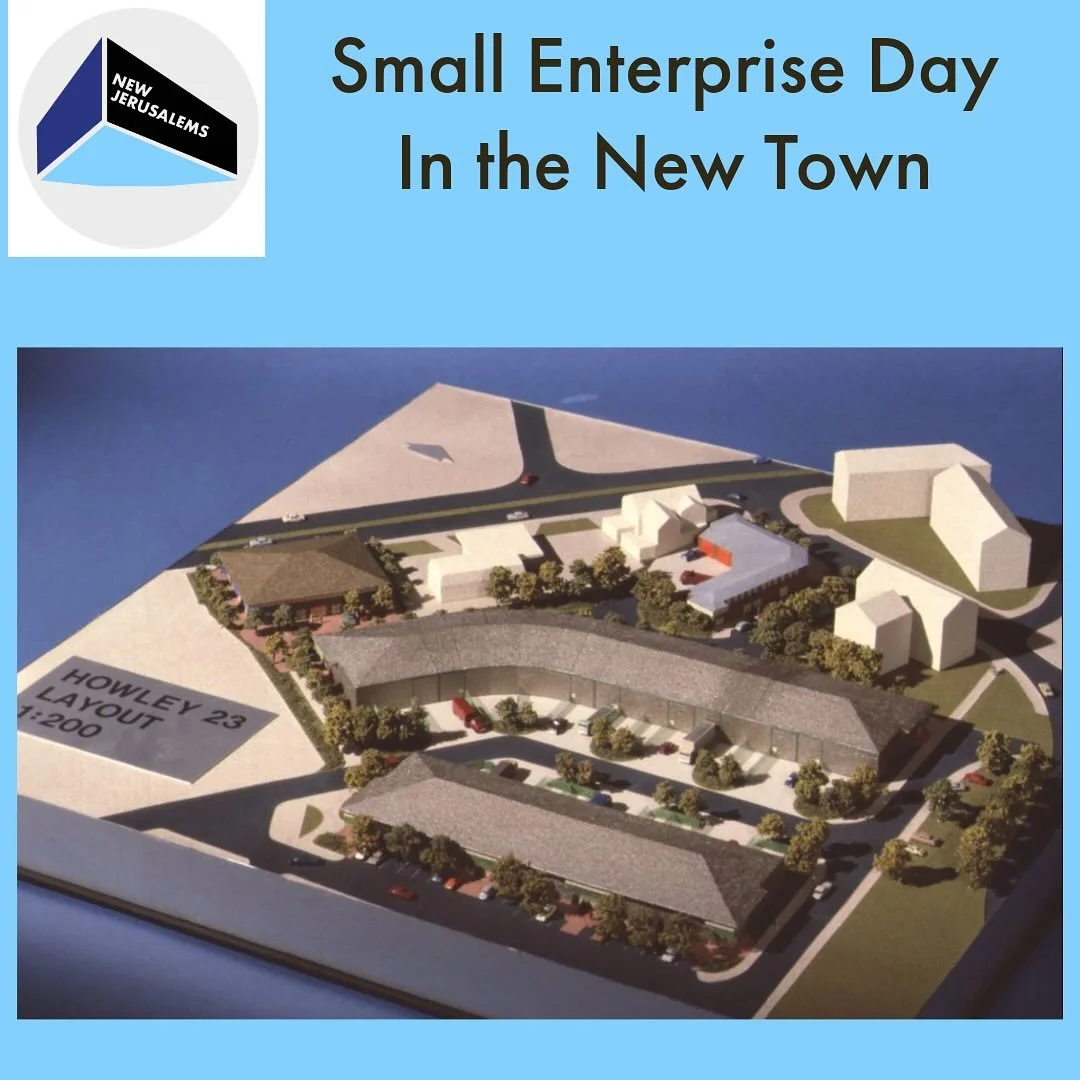 Small and medium sized enterprise day. 
Today we are celebrating #smeday by looking back at how Britain’s New Towns planned for small businesses to thrive. 
This striking model of Howley Quay from 1968  shows how planners embedded flexible work