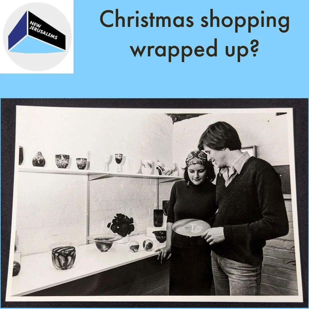 Winyates Craft Centre, Redditch New Town
Opening of the Craft Shop, December 1979

This photograph records the opening of the Craft Shop at Winyates Craft Centre in December 1979, just ahead of the Christmas season. Located in Winyates, one of Reddit