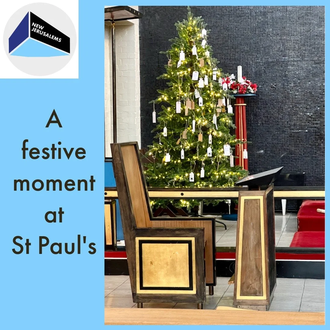 A Festive Moment at St Paul&rsquo;s, Harlow

This photograph shows St Paul&rsquo;s Church decorated for Christmas &mdash; a contemporary sacred space at the heart of Harlow New Town.

Built as part of Harlow&rsquo;s post-war development, St Paul&rsqu