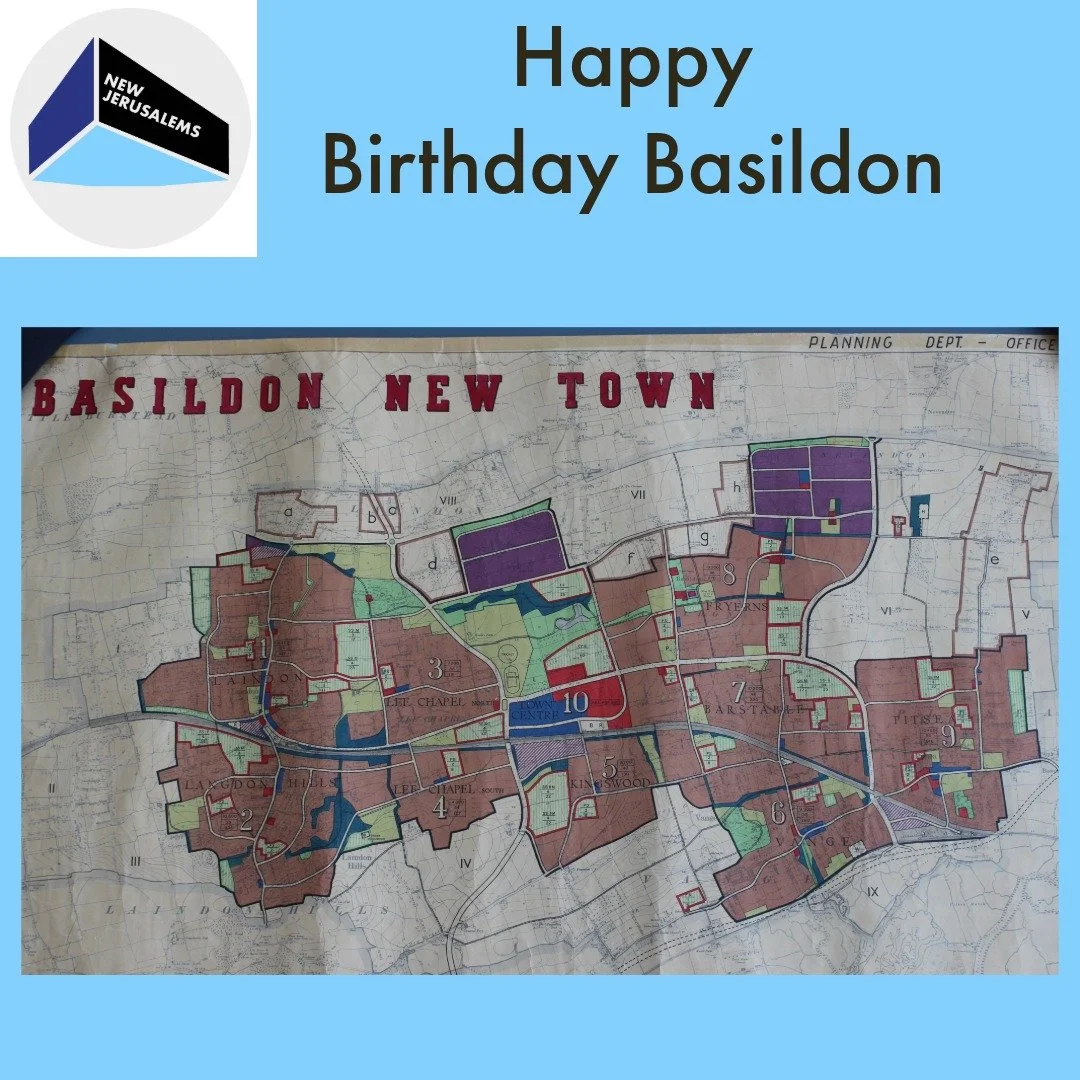 Happy Birthday, Basildon
4 January 1949

Today marks the anniversary of Basildon being officially designated a New Town on 4 January 1949 under the New Towns Act 1946.

Basildon was planned to address post-war housing shortages and population pressur