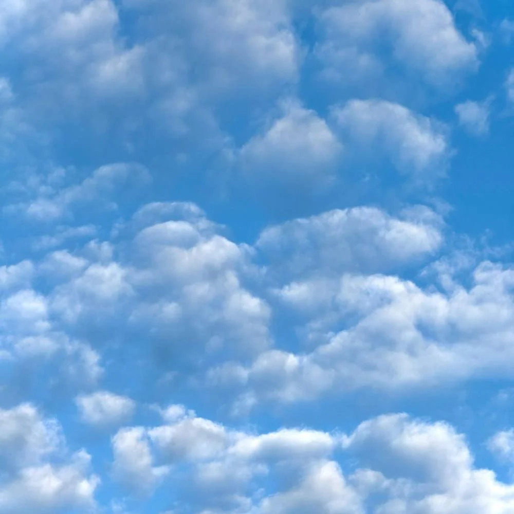 Blue sky with white clouds