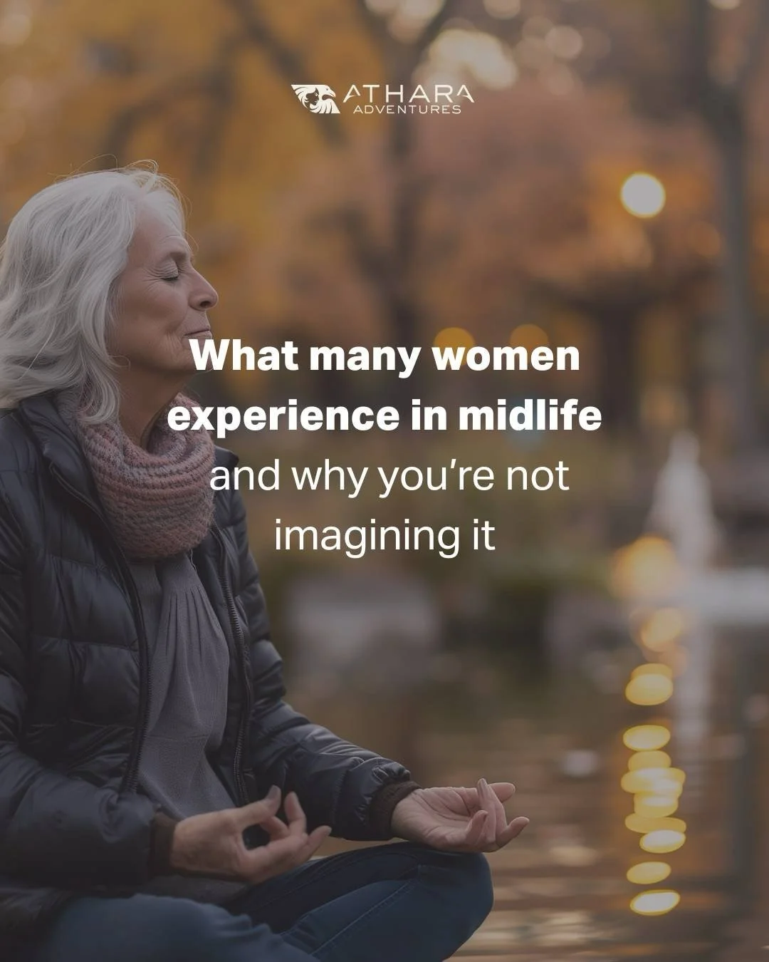 Midlife is not a crisis, it&rsquo;s a reorientation. 
Join is at our upcoming retreat in Vermont, for more information see our link in bio. www.atharaadventures.com 

#womenretreat #midlife #midlifejourney #vermontretreat #midliferetreat