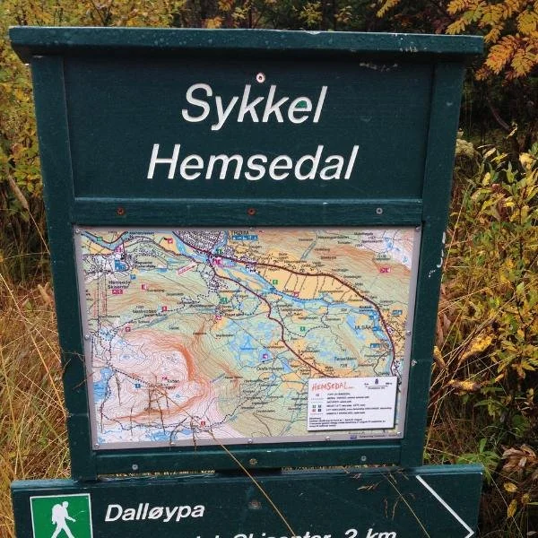 sykkel hemsedal route map