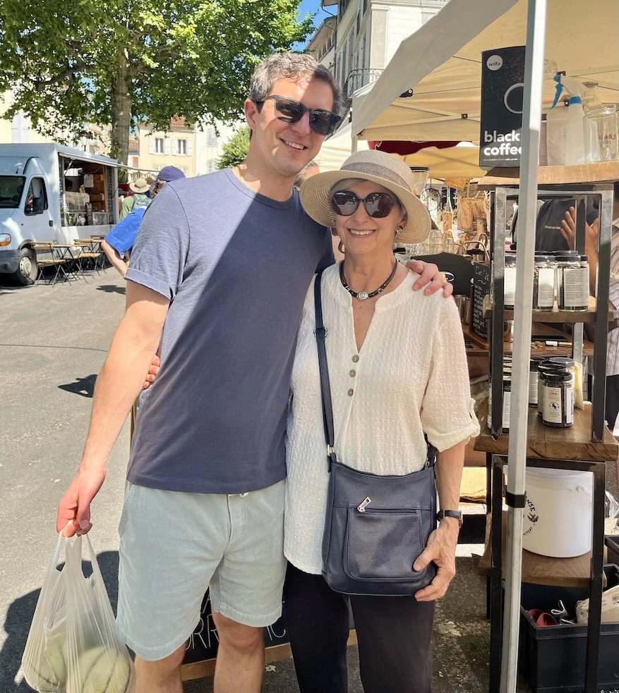 authentic local village market st girons in france