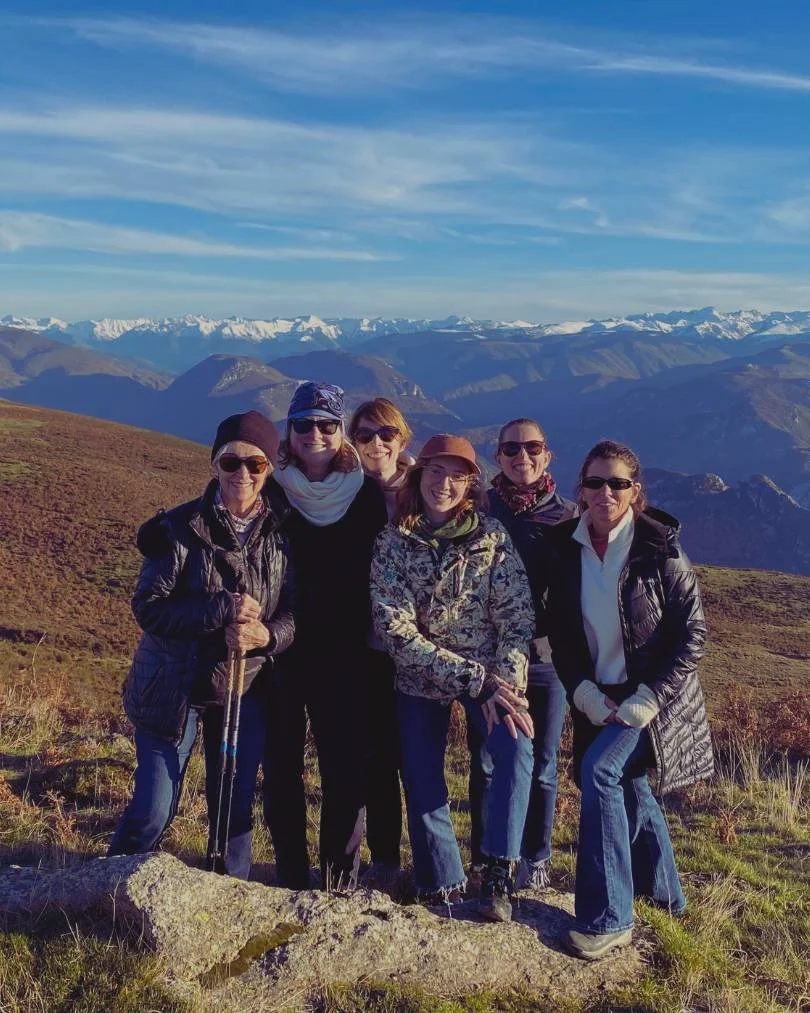 women in midlife retreat guided by Seoka Salstrom in the French Pyrenees