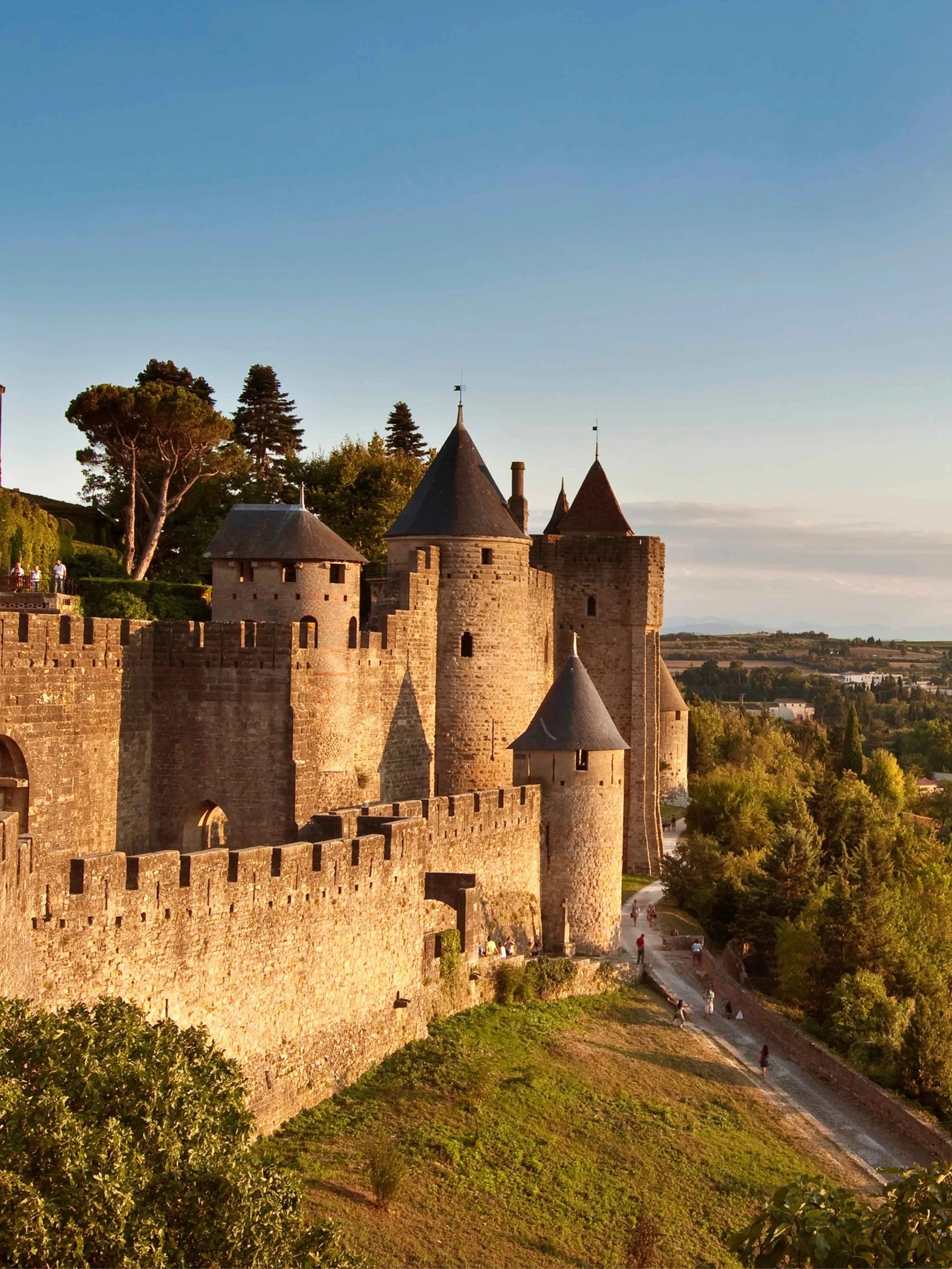 Castle Fortress of Carcassonne in France