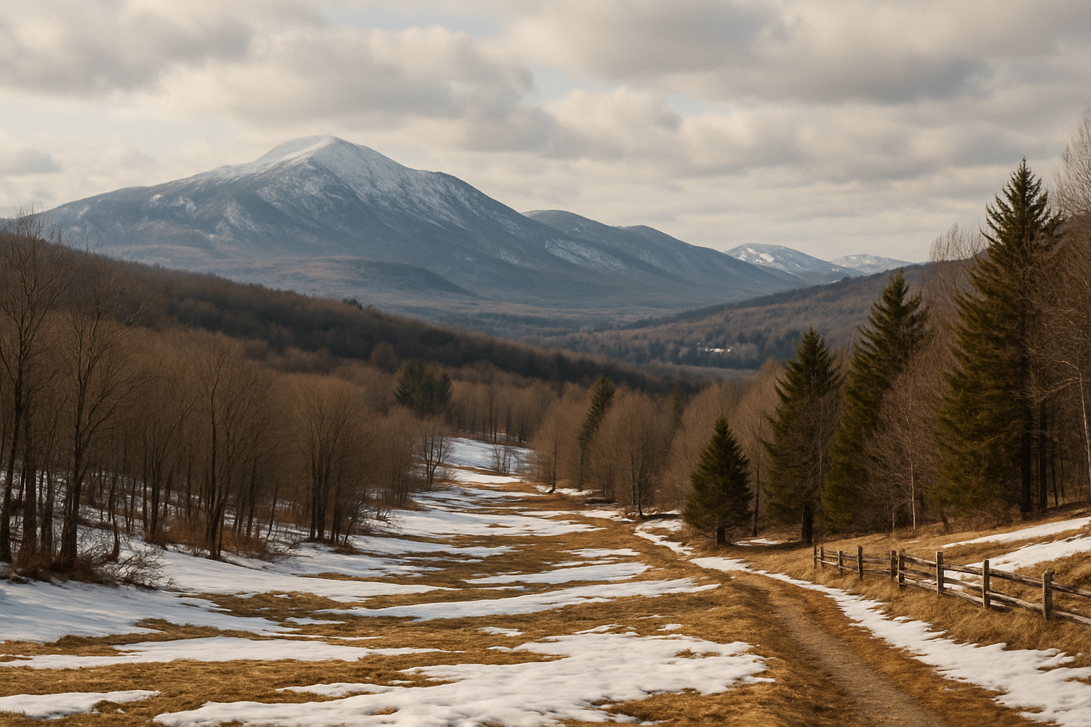 an image depicting beautiful nature in vermont