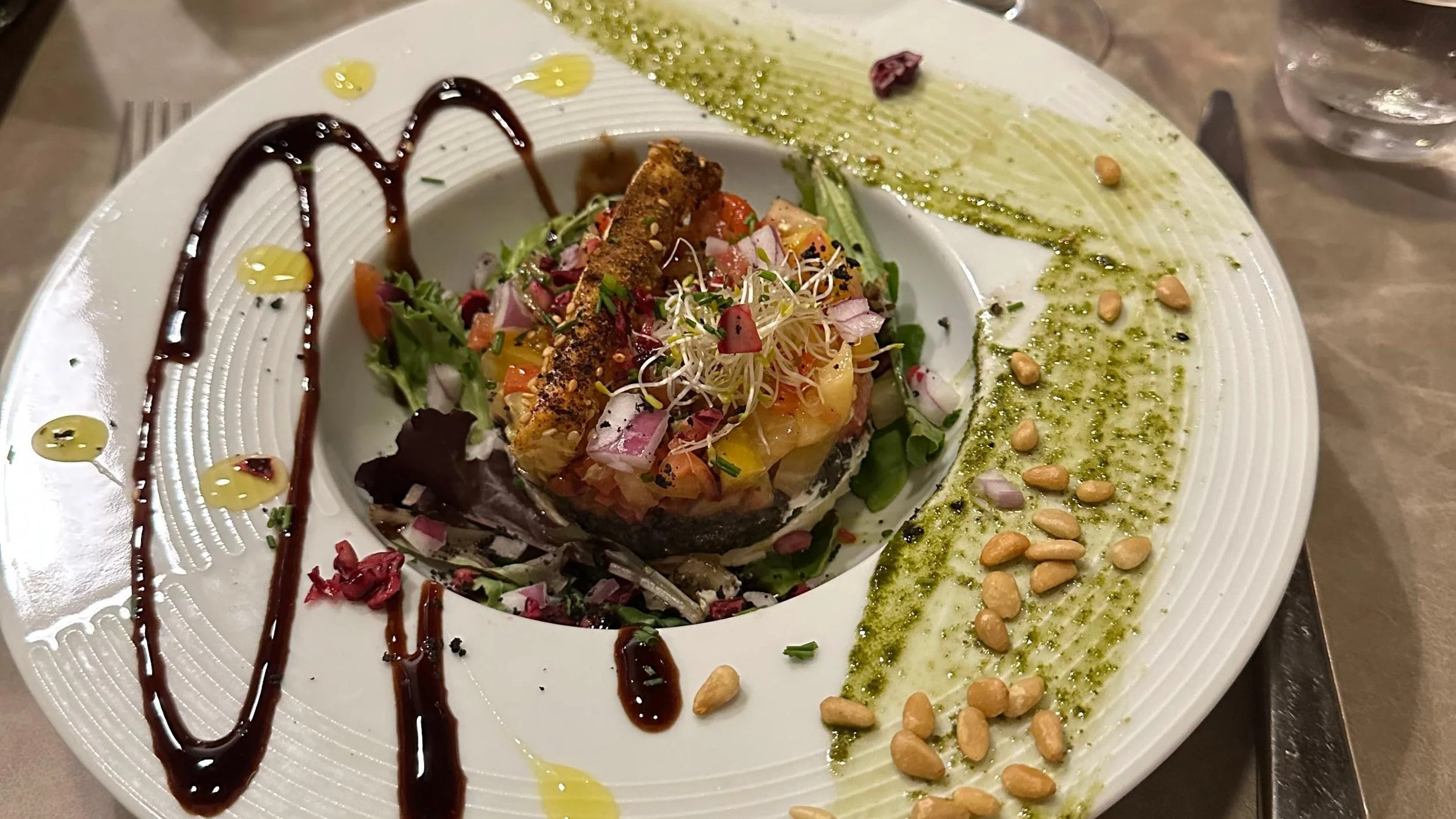 Savour delicious, gourmet food made with local ingredients.