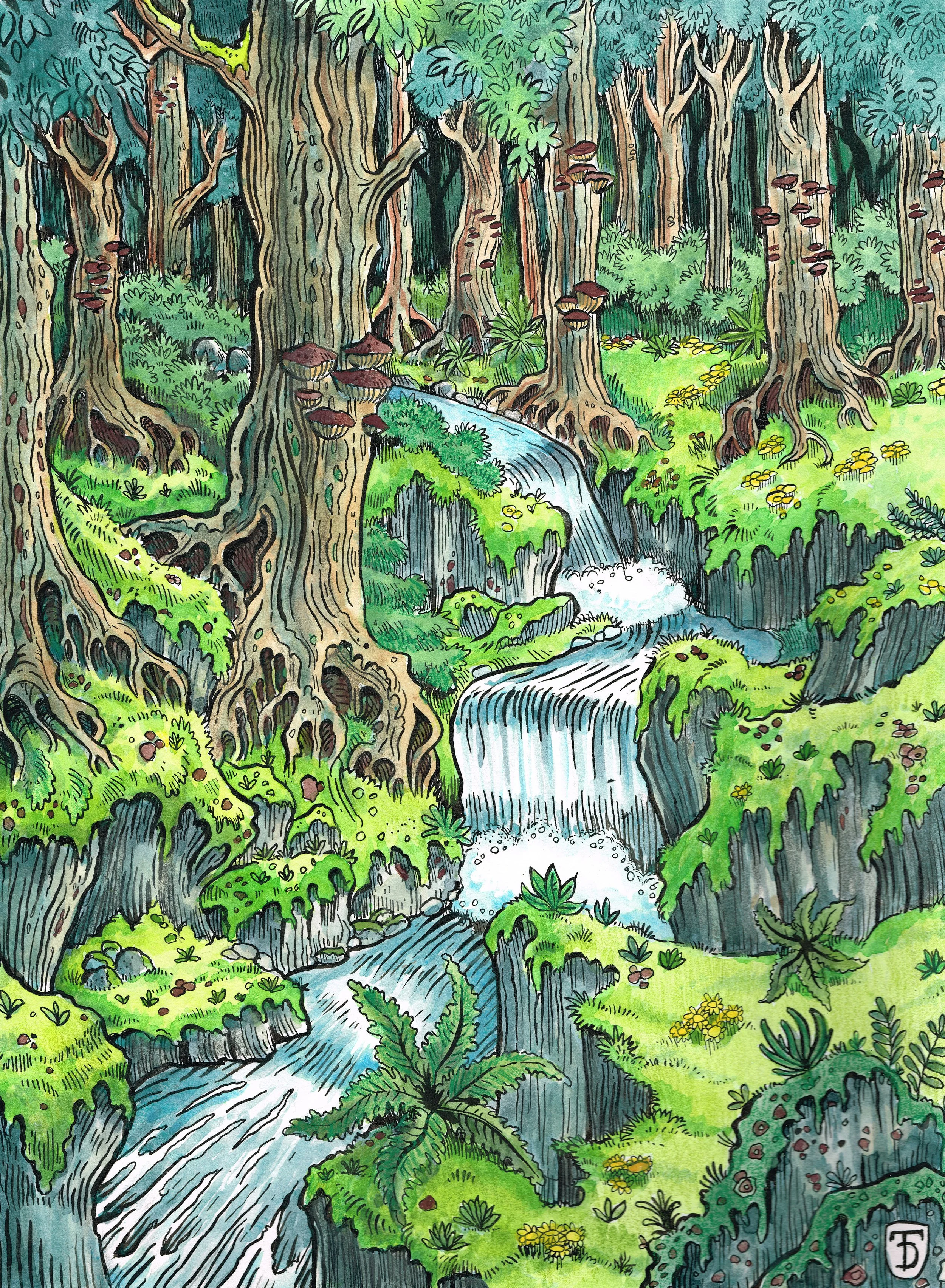 Cascading forest