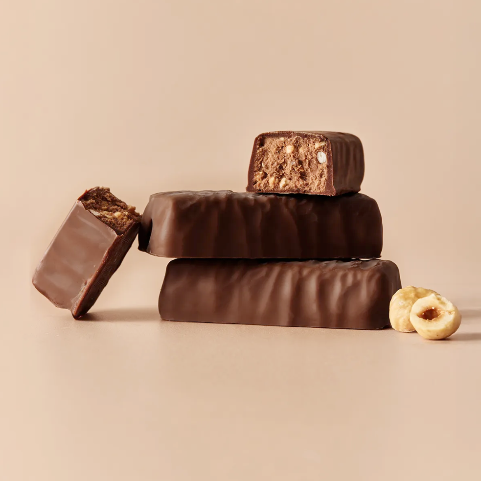 Hazelnut Praline Chocolate Bar | Organic, RYTHM108