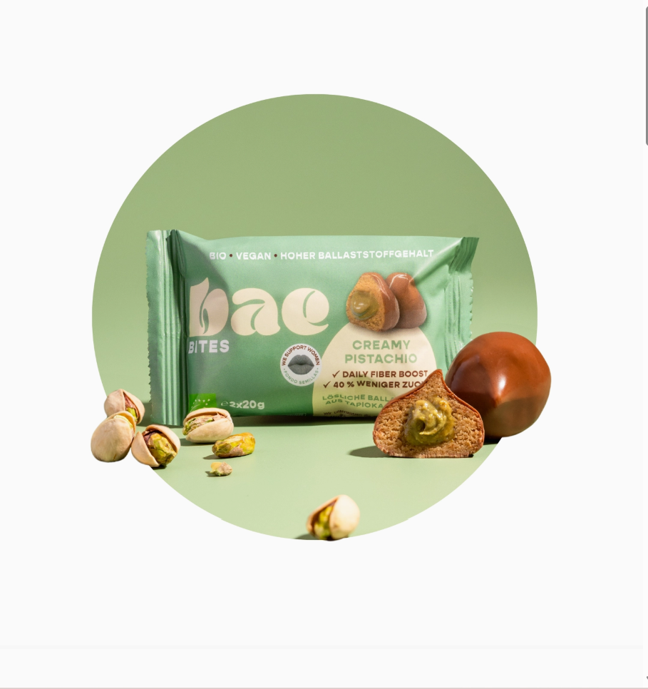 PISTACHIO CREAMY Bite | Organic, Vegan, Gluten Free | BAE
