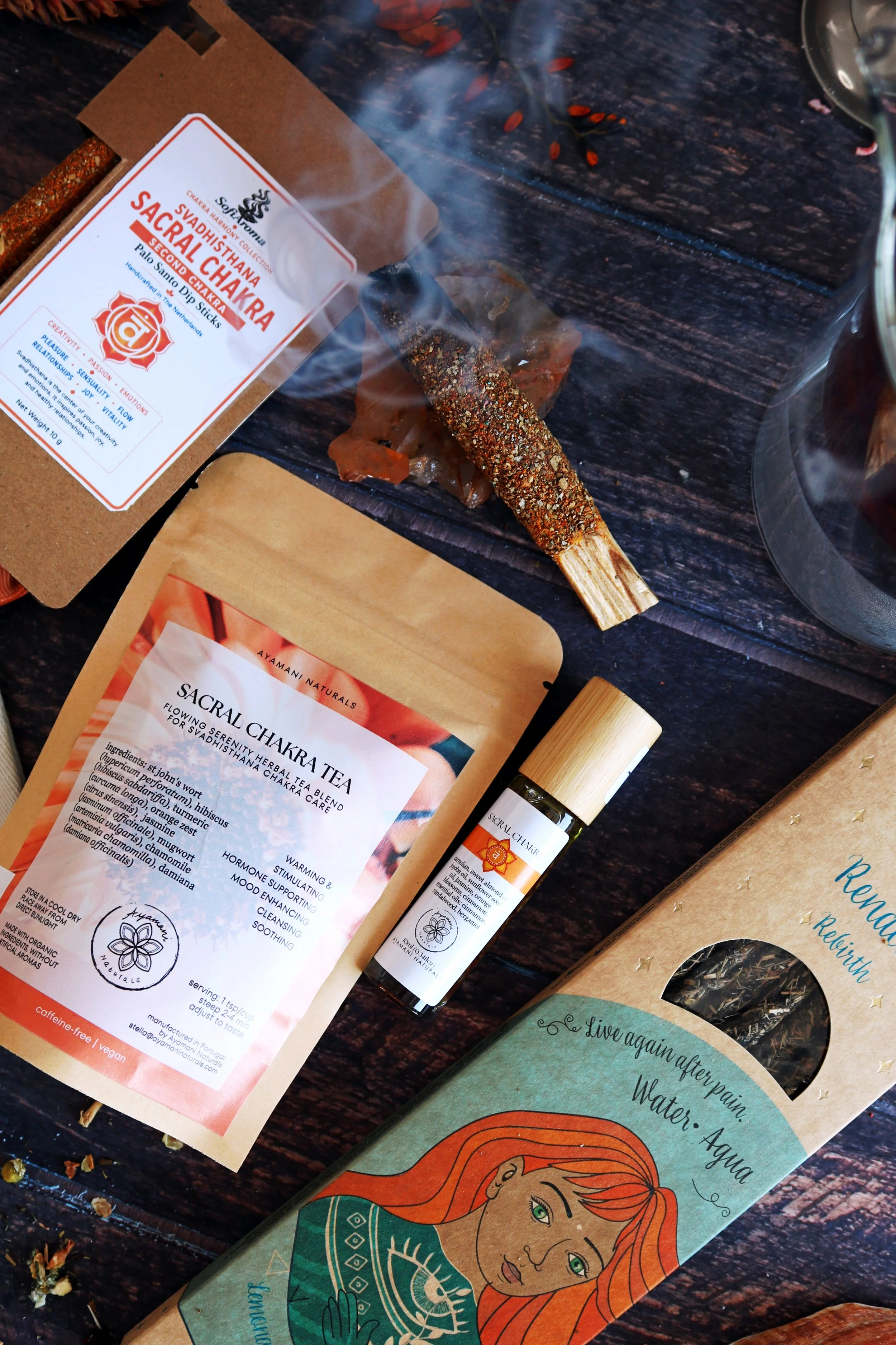 SACRAL CHAKRA GIFT BOX | Ritual & Altar Kit, for Deep Womb Connection & Flow