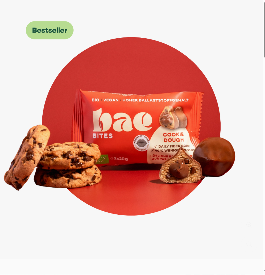 COOKIE DOUGH Bite | Organic, Vegan, Gluten Free | BAE