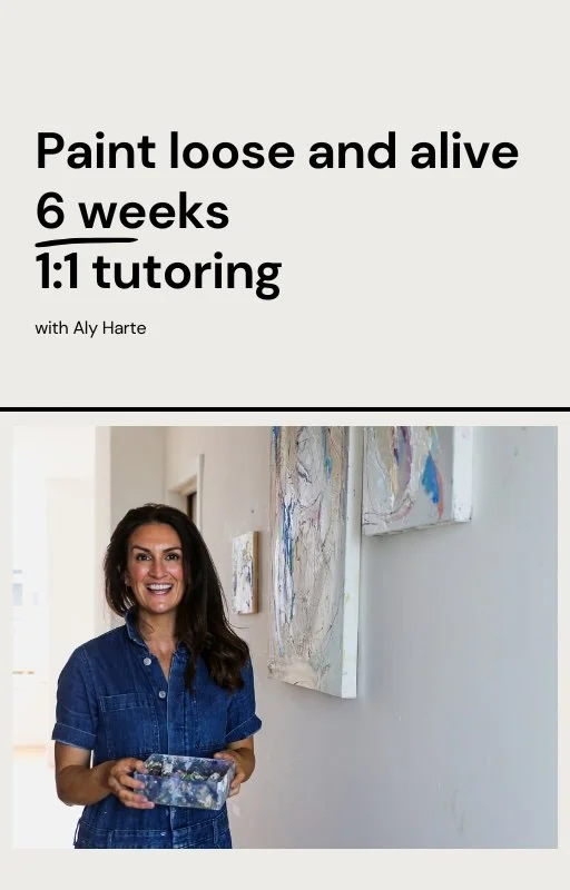 Paint loose and alive- 6 week 1:1 tutoring