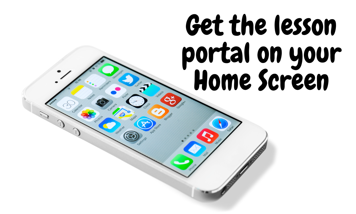 Add the Lesson Portal to your Home Screen
