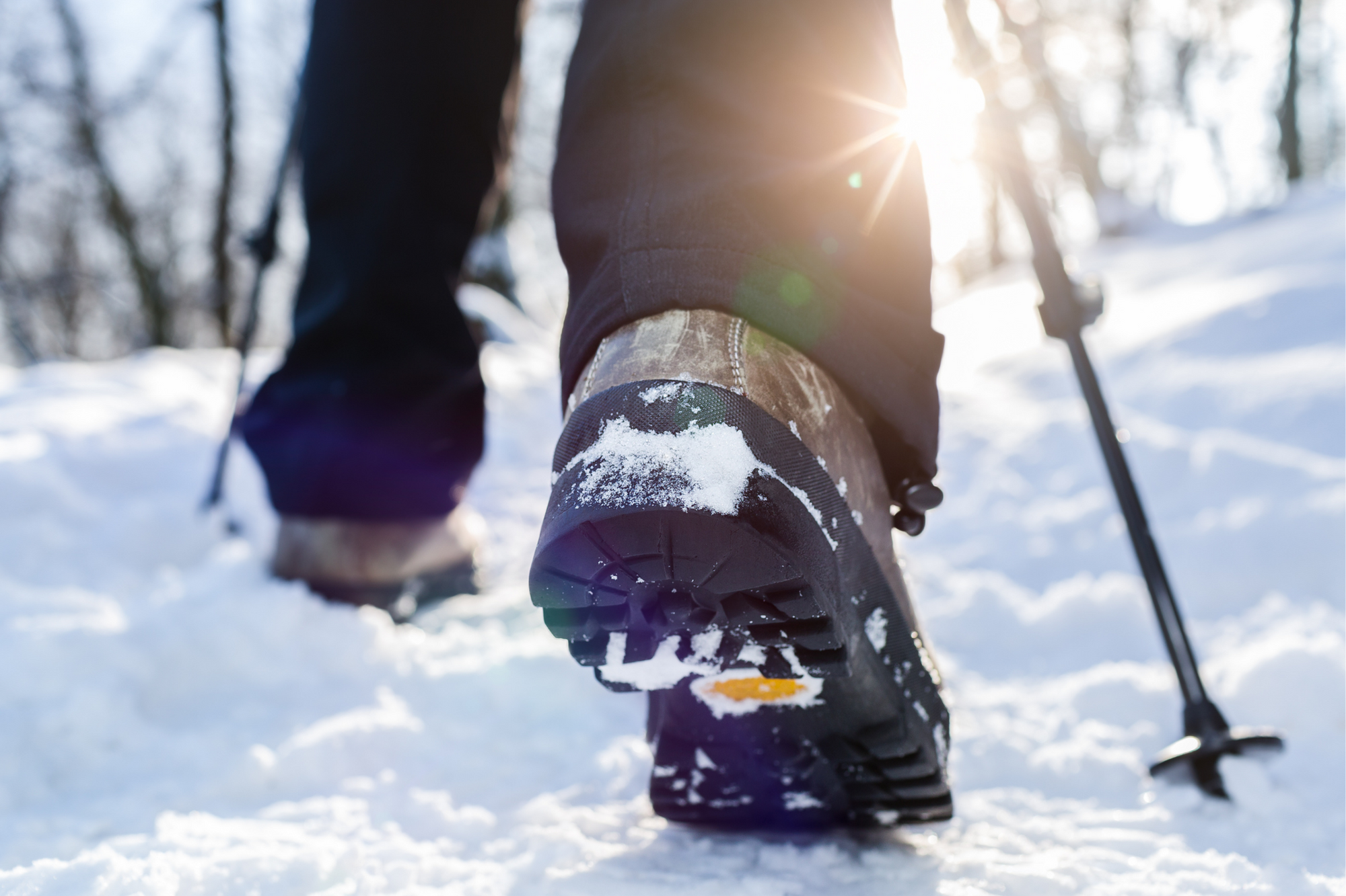 Crampons pour bottes, marche et course l'hiver